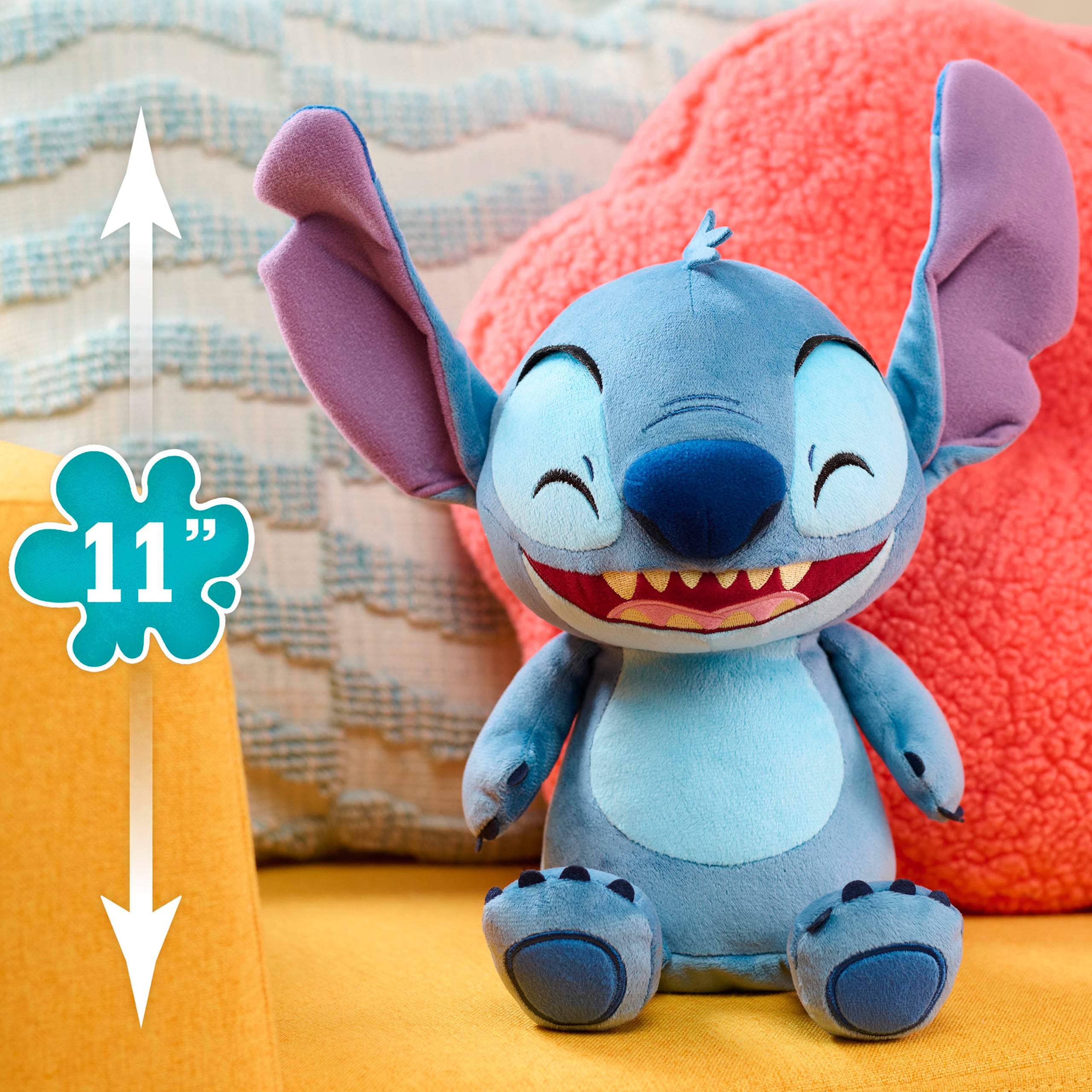 Stitch Crack Me Up Feature Plush