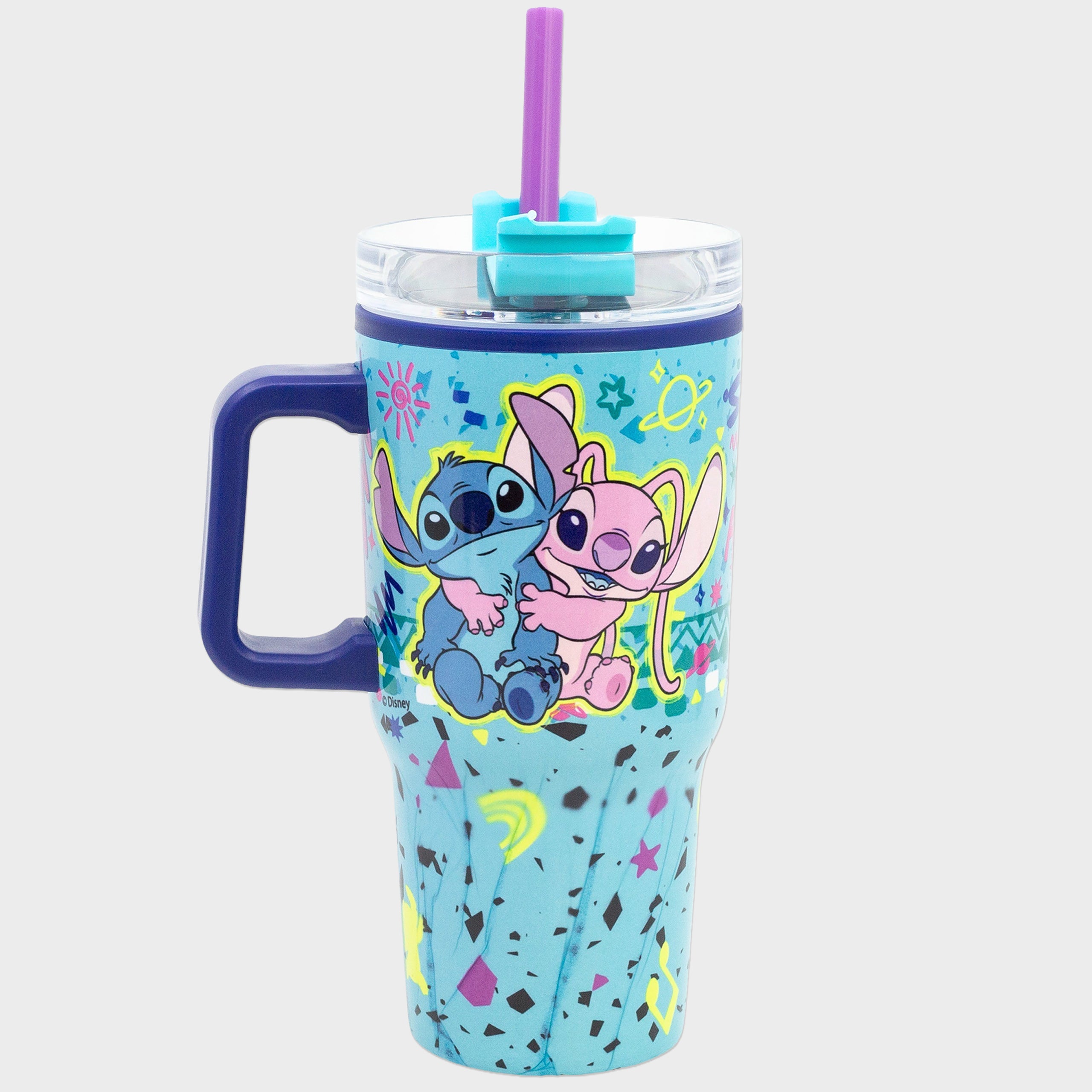 Lilo & Stitch Travel Mug With Stitch And Angel