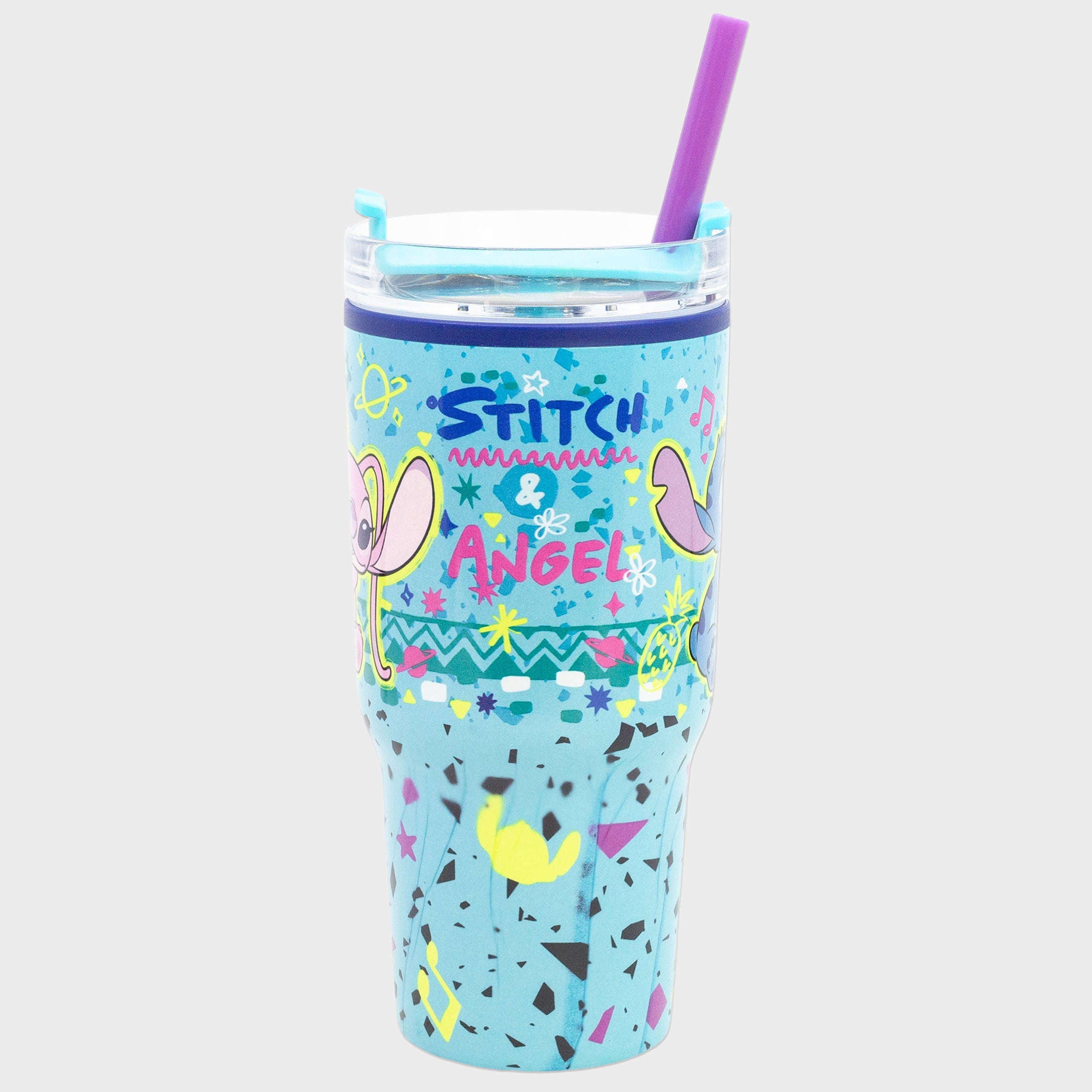 Lilo & Stitch Travel Mug With Stitch And Angel
