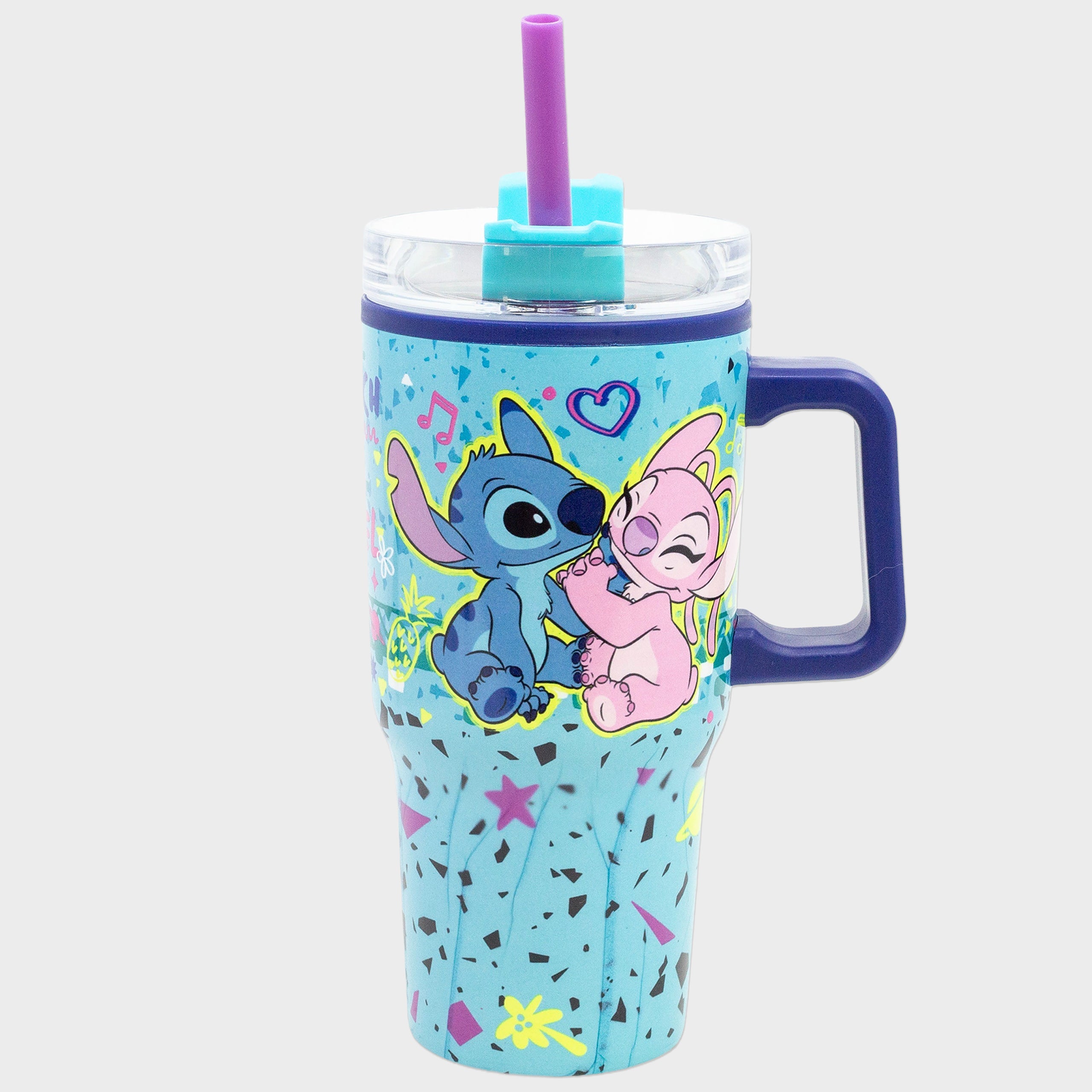Lilo & Stitch Travel Mug With Stitch And Angel