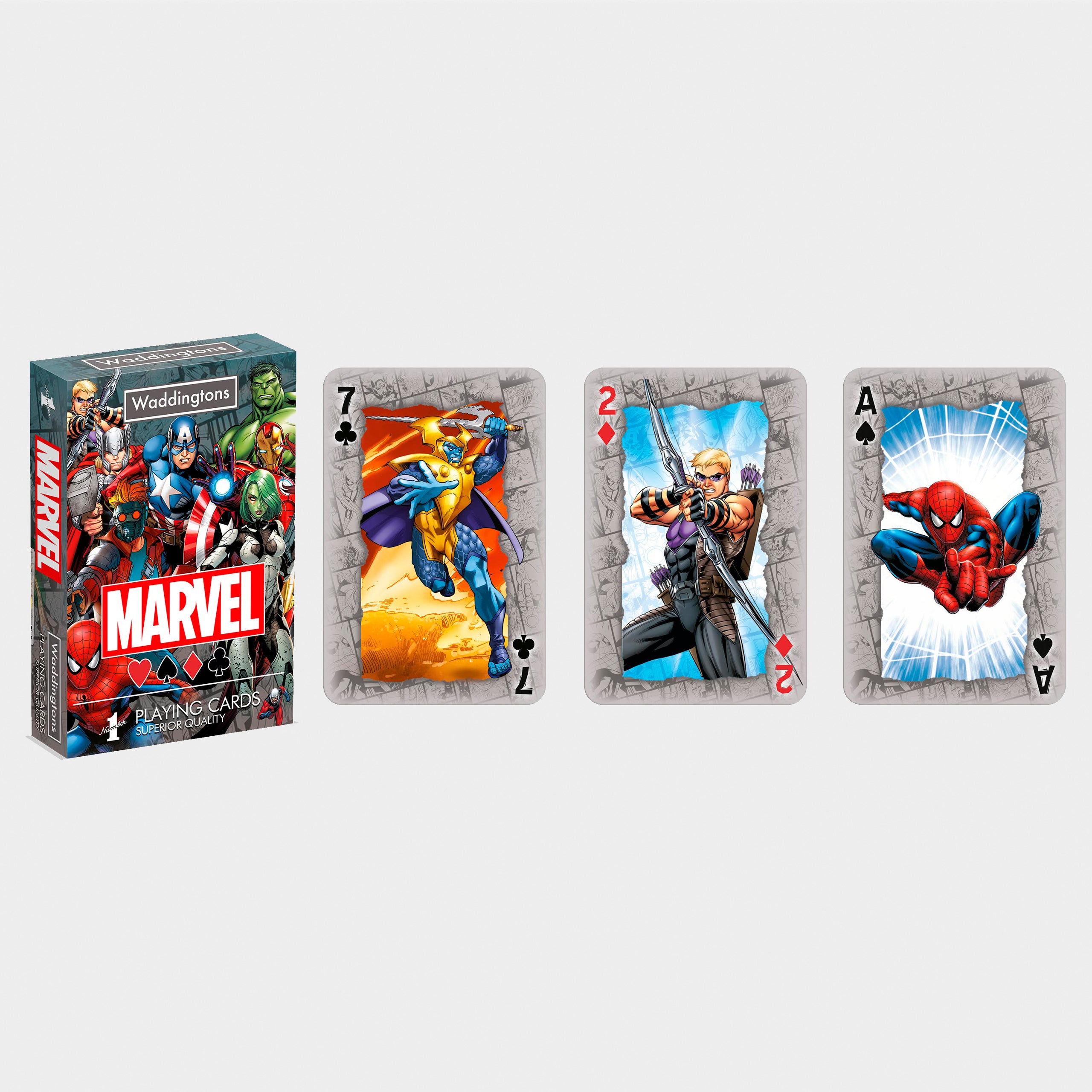 Marvel Waddingtons Playing Cards