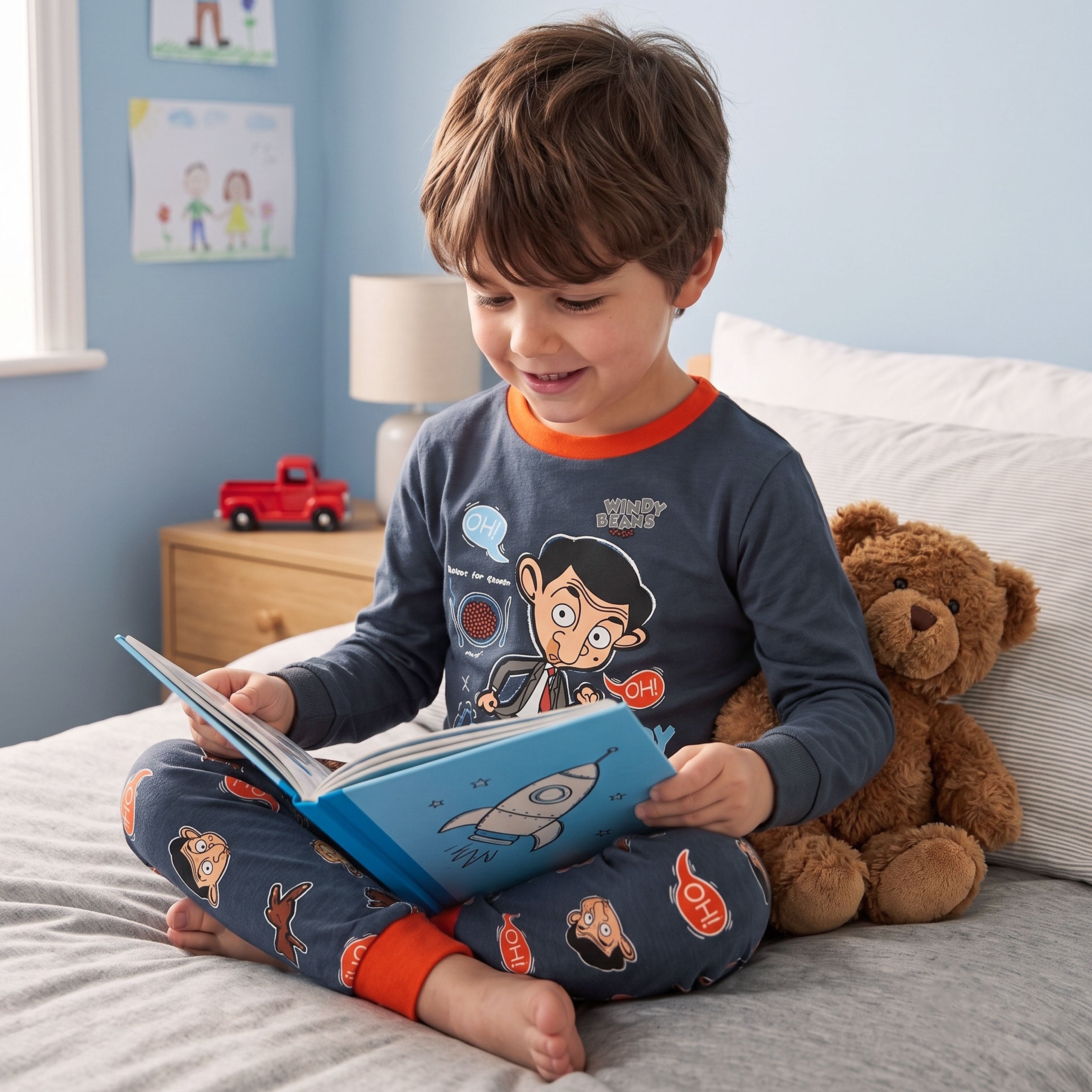 Mr Bean Long Sleeve Pyjamas