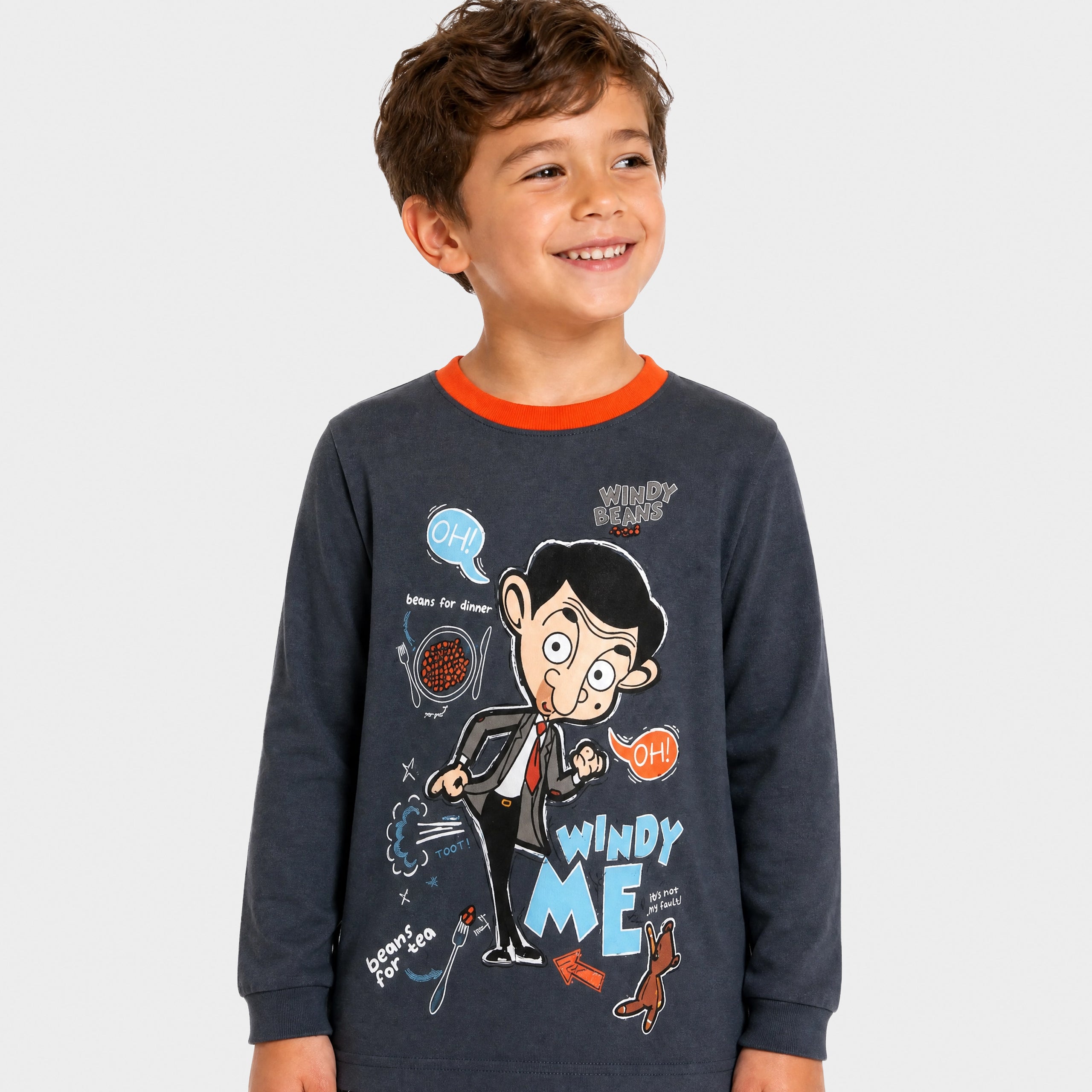 Mr Bean Long Sleeve Pyjamas