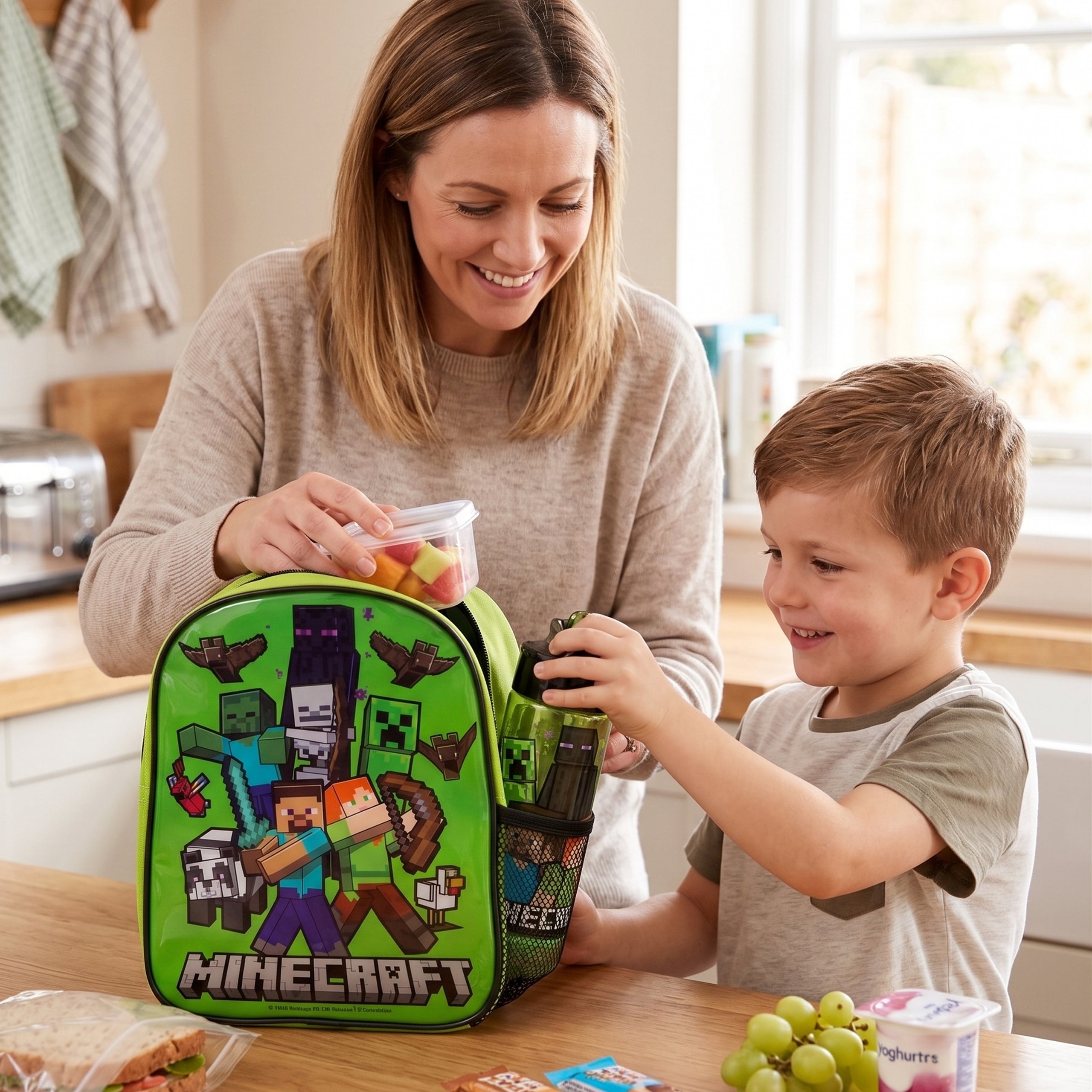 Minecraft Steve Alex Lunch Bag