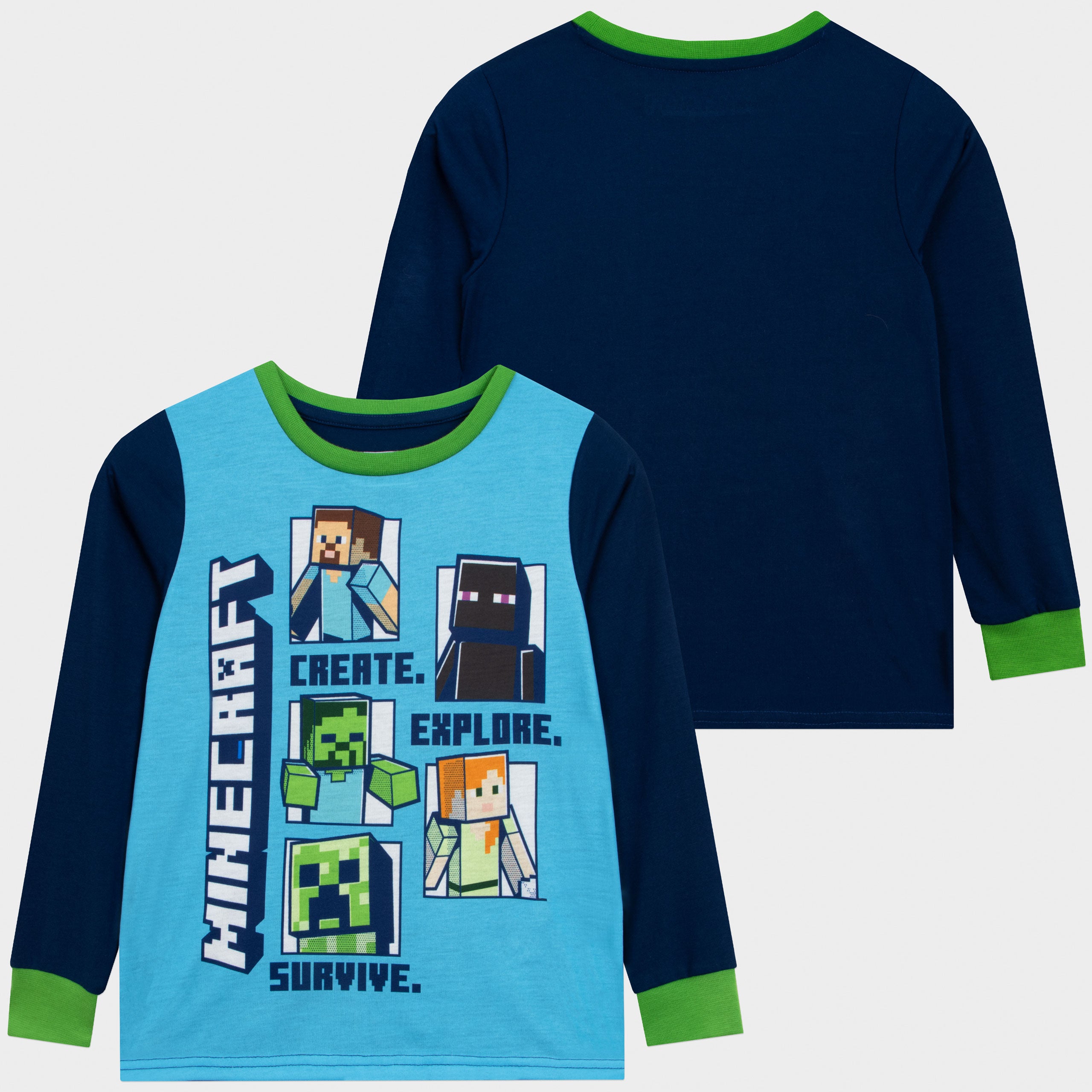 Minecraft Boys Pyjama Set - Creeper