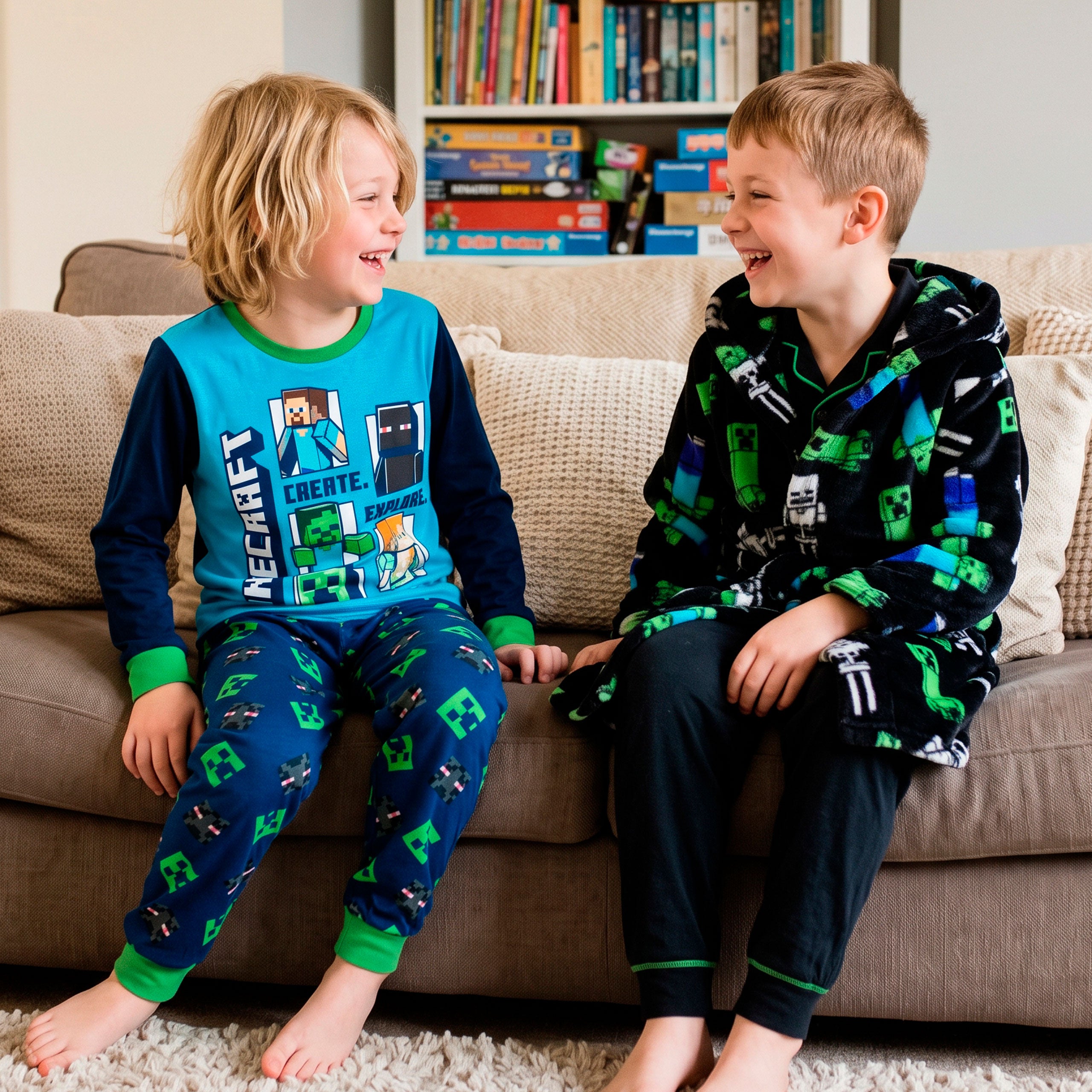 Minecraft Boys Pyjama Set - Creeper