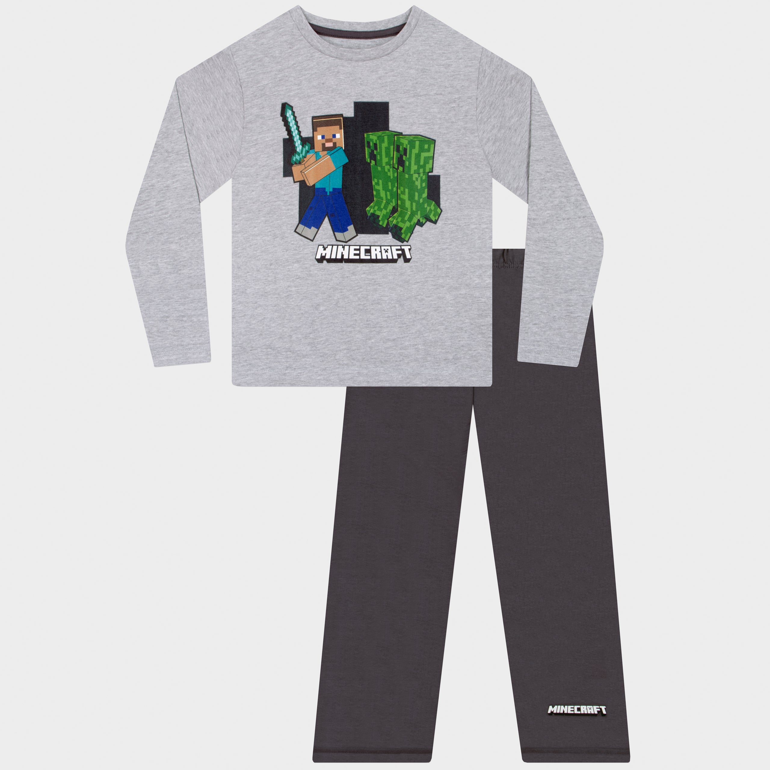 Minecraft Pyjamas - Steve And Creeper