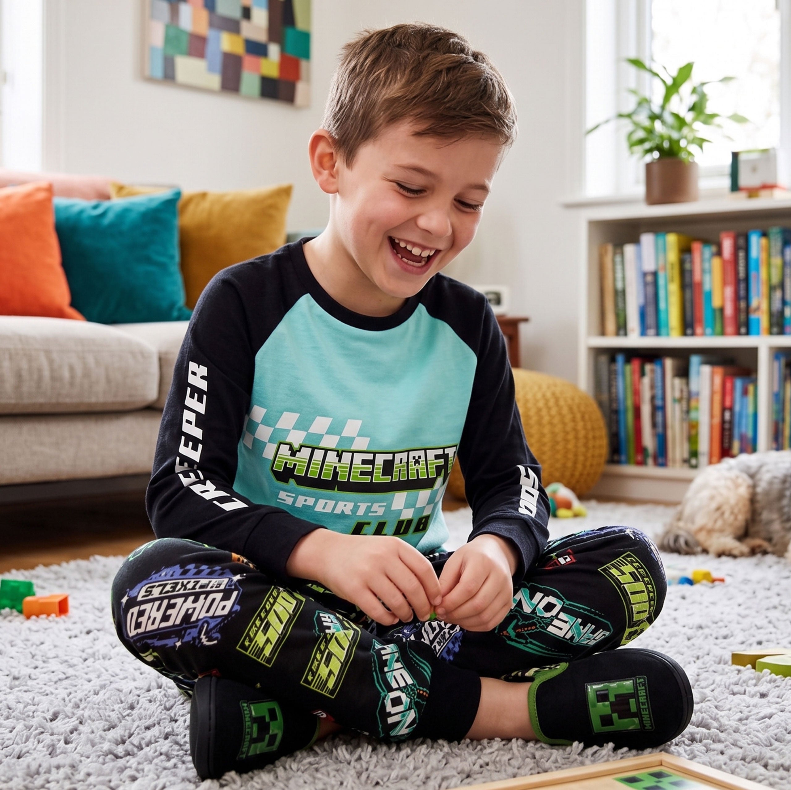 Minecraft Sports Club Long Sleeve Pyjamas