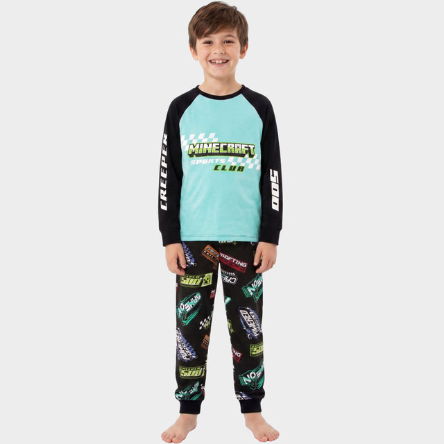 Minecraft Sports Club Long Sleeve Pyjamas