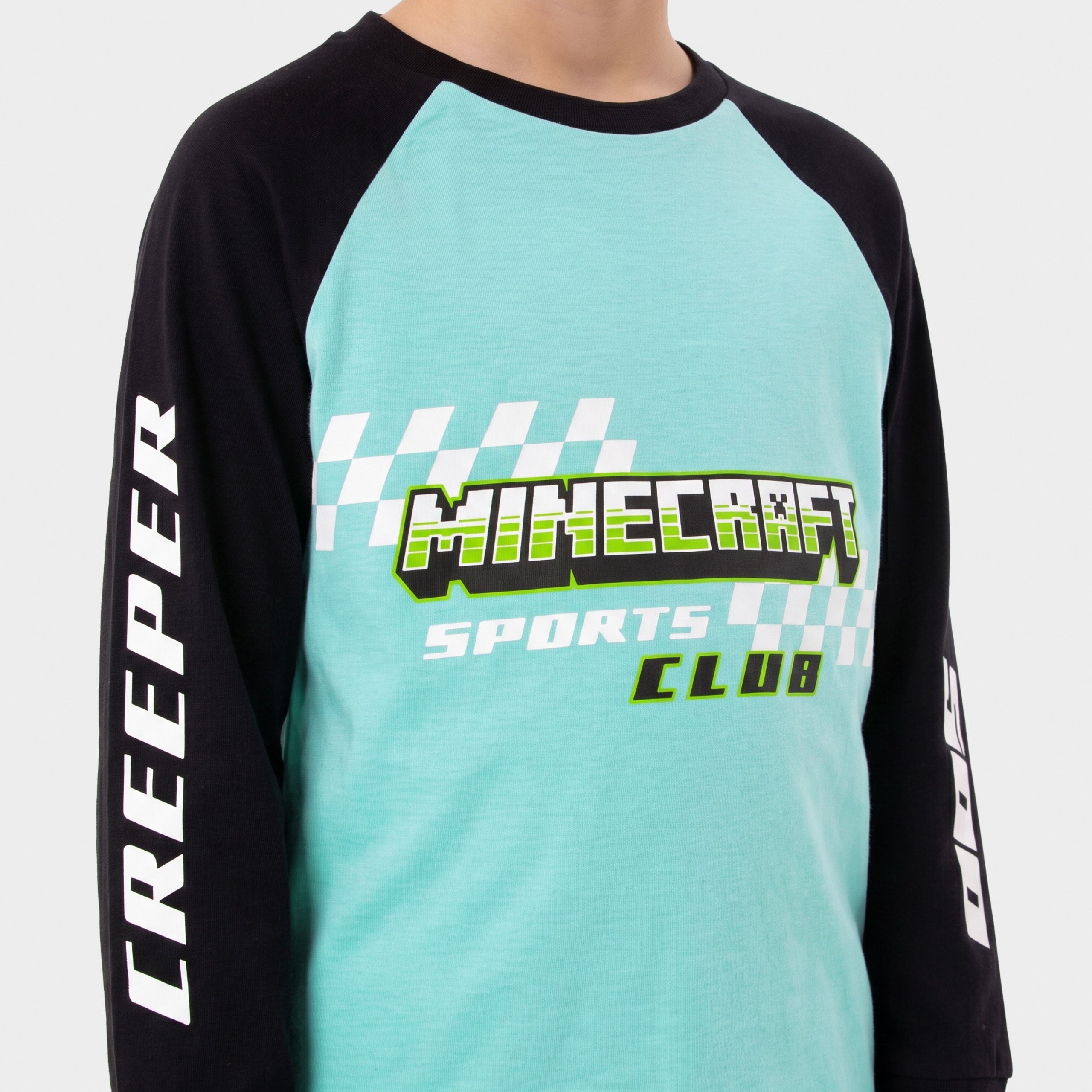 Minecraft Sports Club Long Sleeve Pyjamas