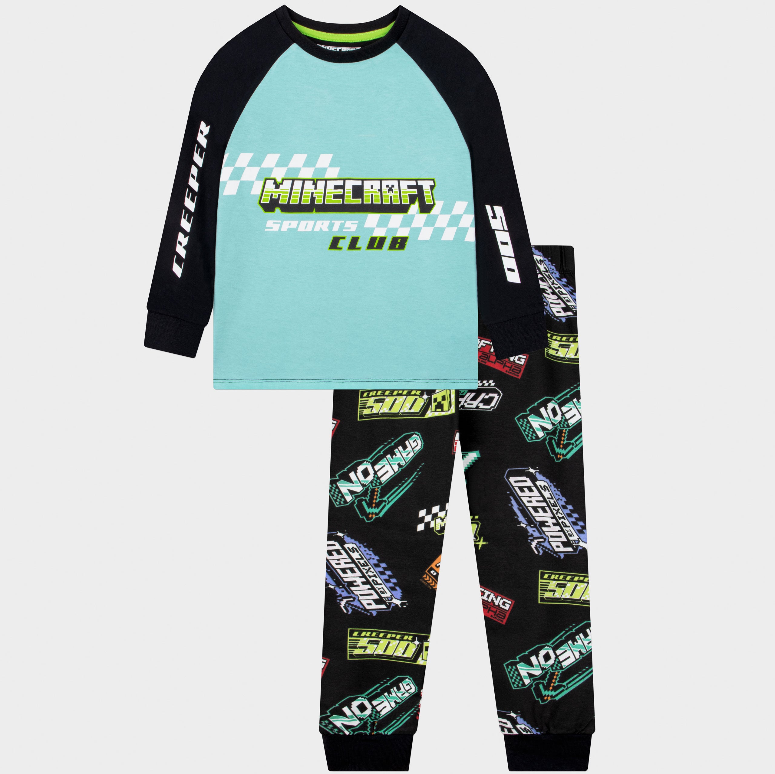 Minecraft Sports Club Long Sleeve Pyjamas