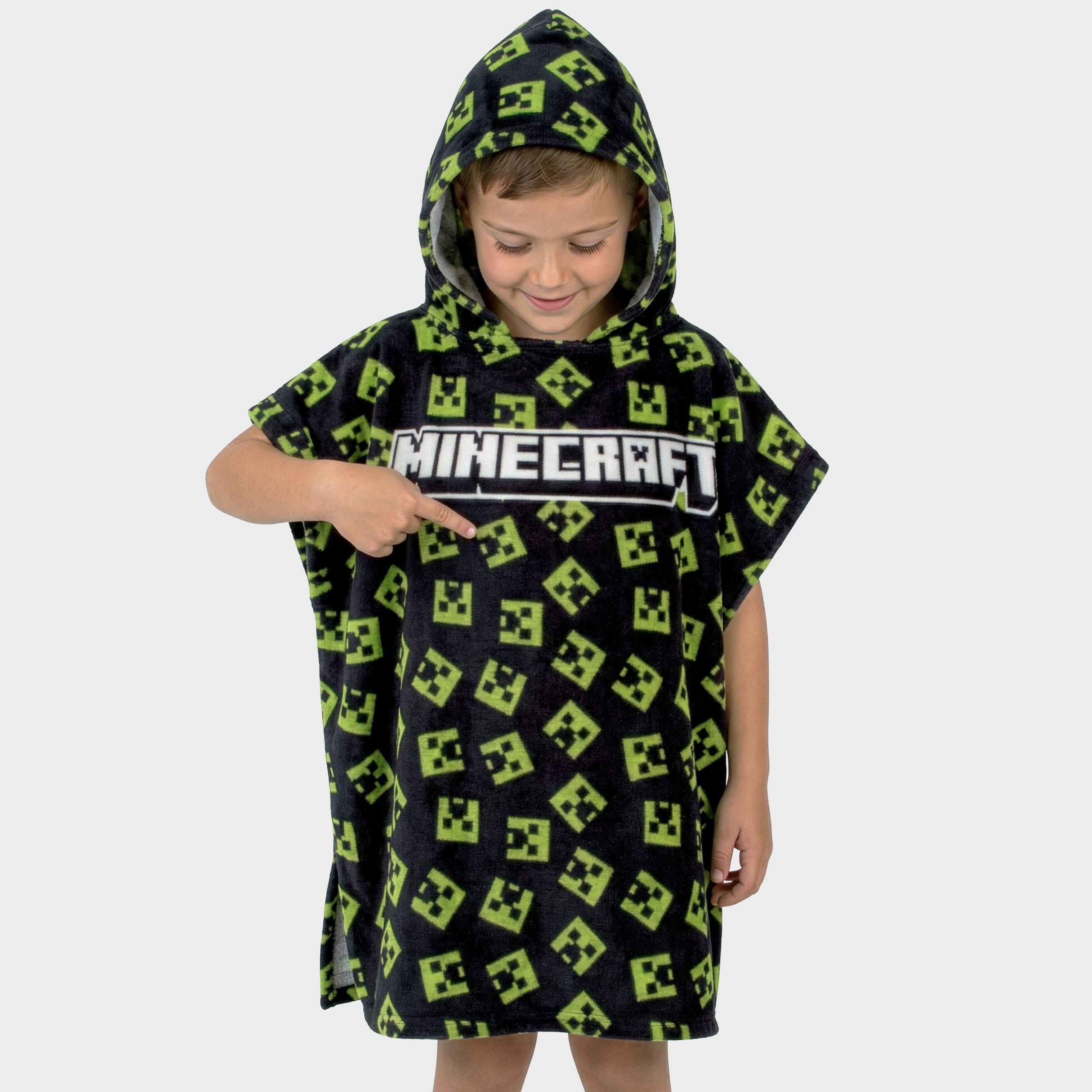 Minecraft Creeper Kapuzenhandtuch Poncho
