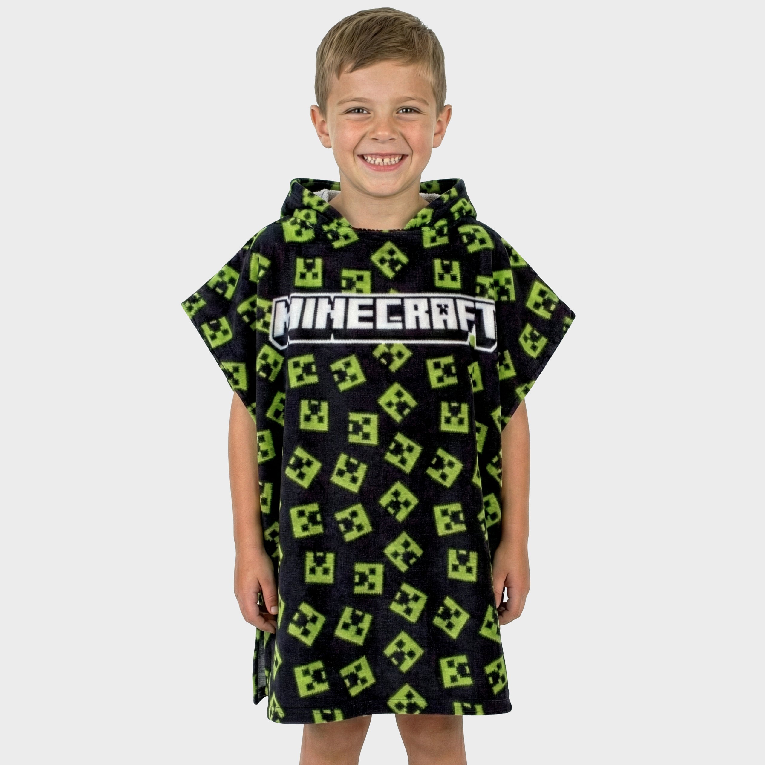 Minecraft Creeper Kapuzenhandtuch Poncho