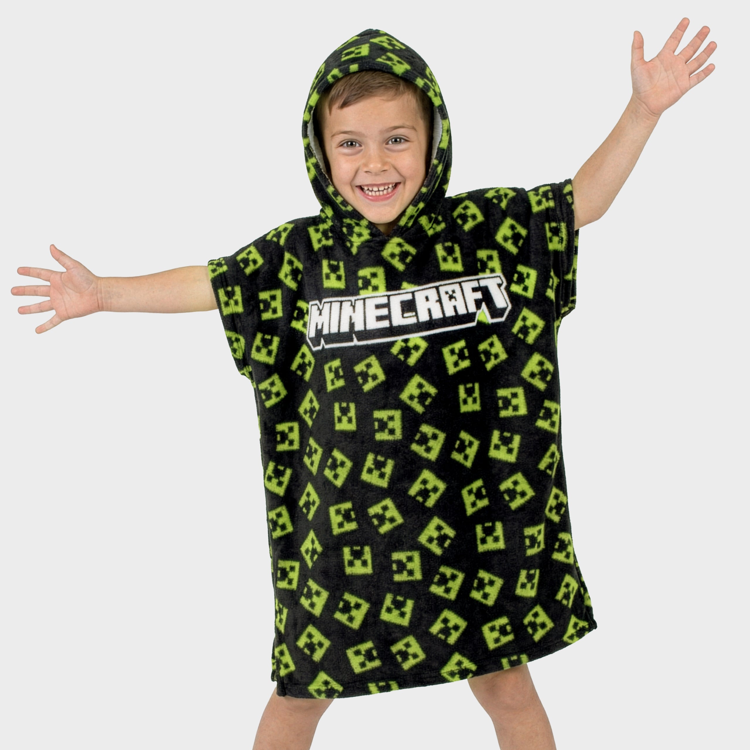 Minecraft Creeper Kapuzenhandtuch Poncho