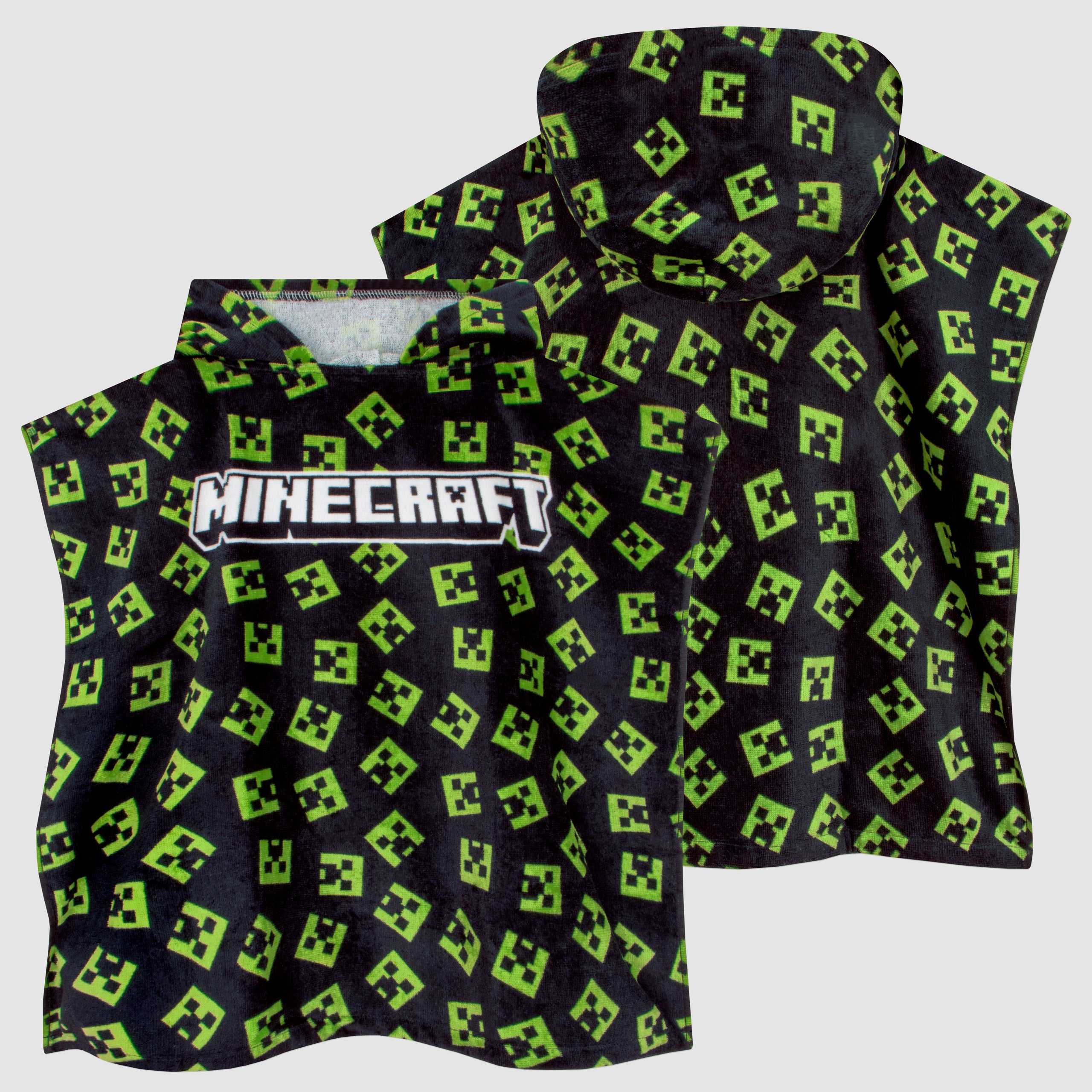 Minecraft Creeper Kapuzenhandtuch Poncho