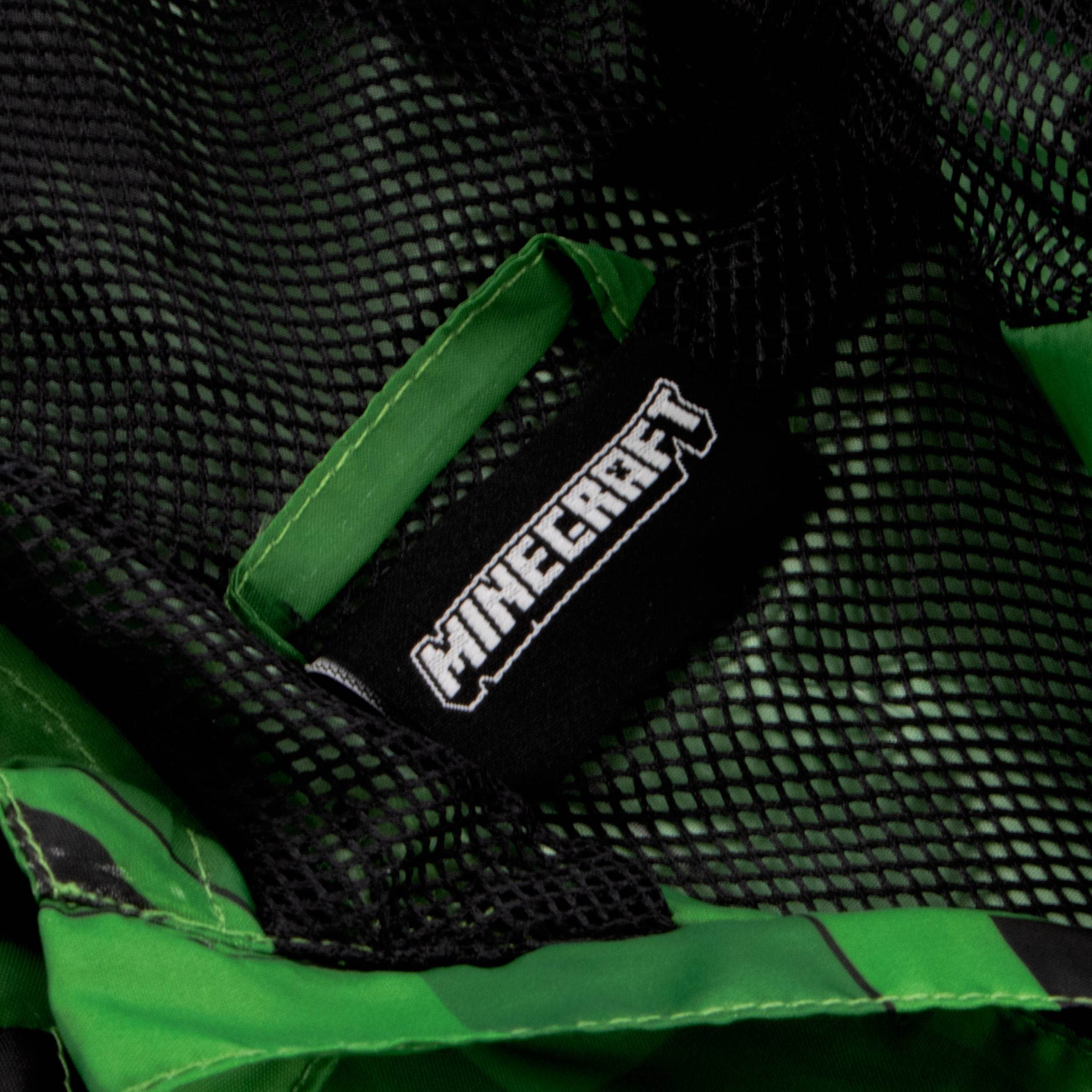 Minecraft Creeper Rain Coat - Green - Character.com