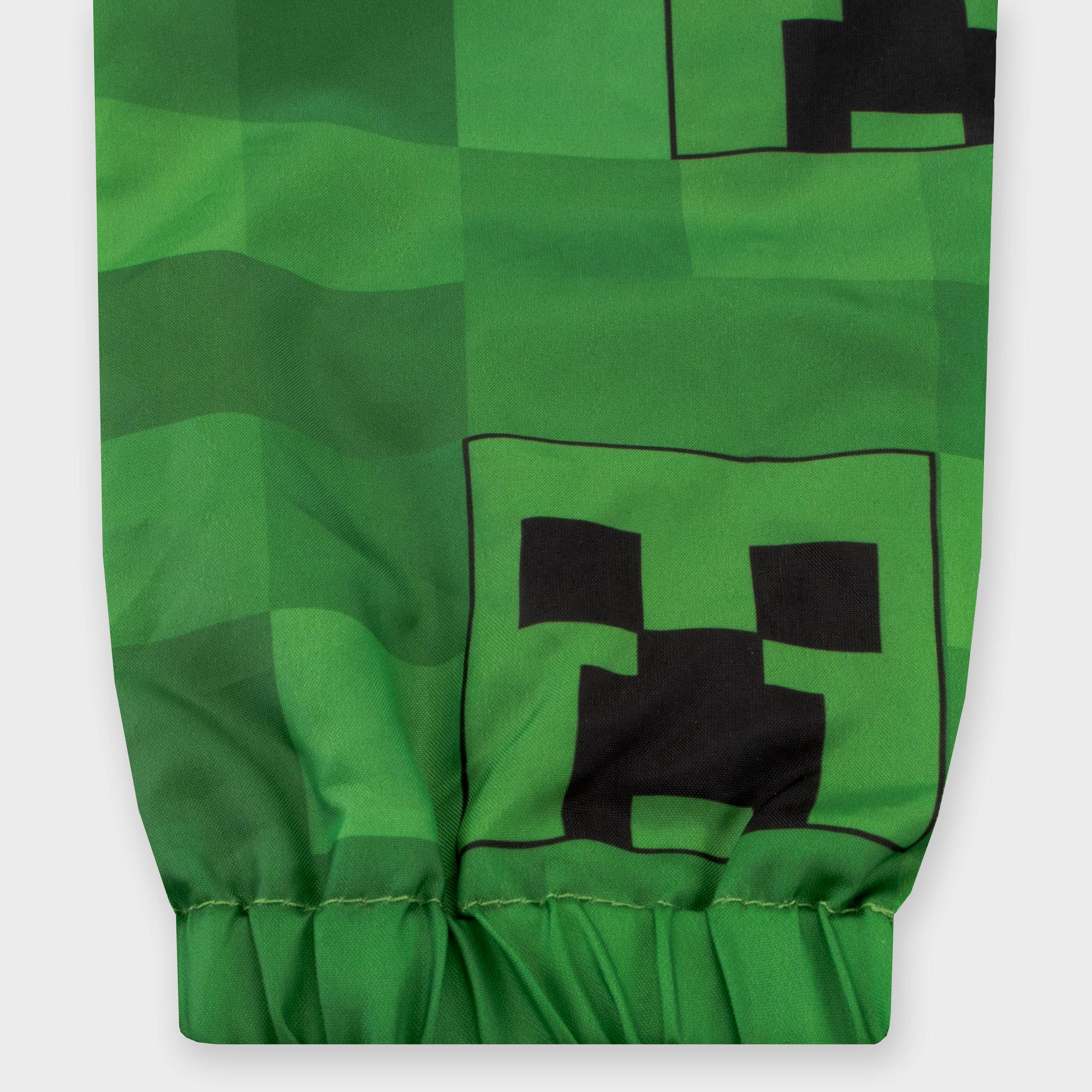 Minecraft Creeper Rain Coat - Green - Character.com