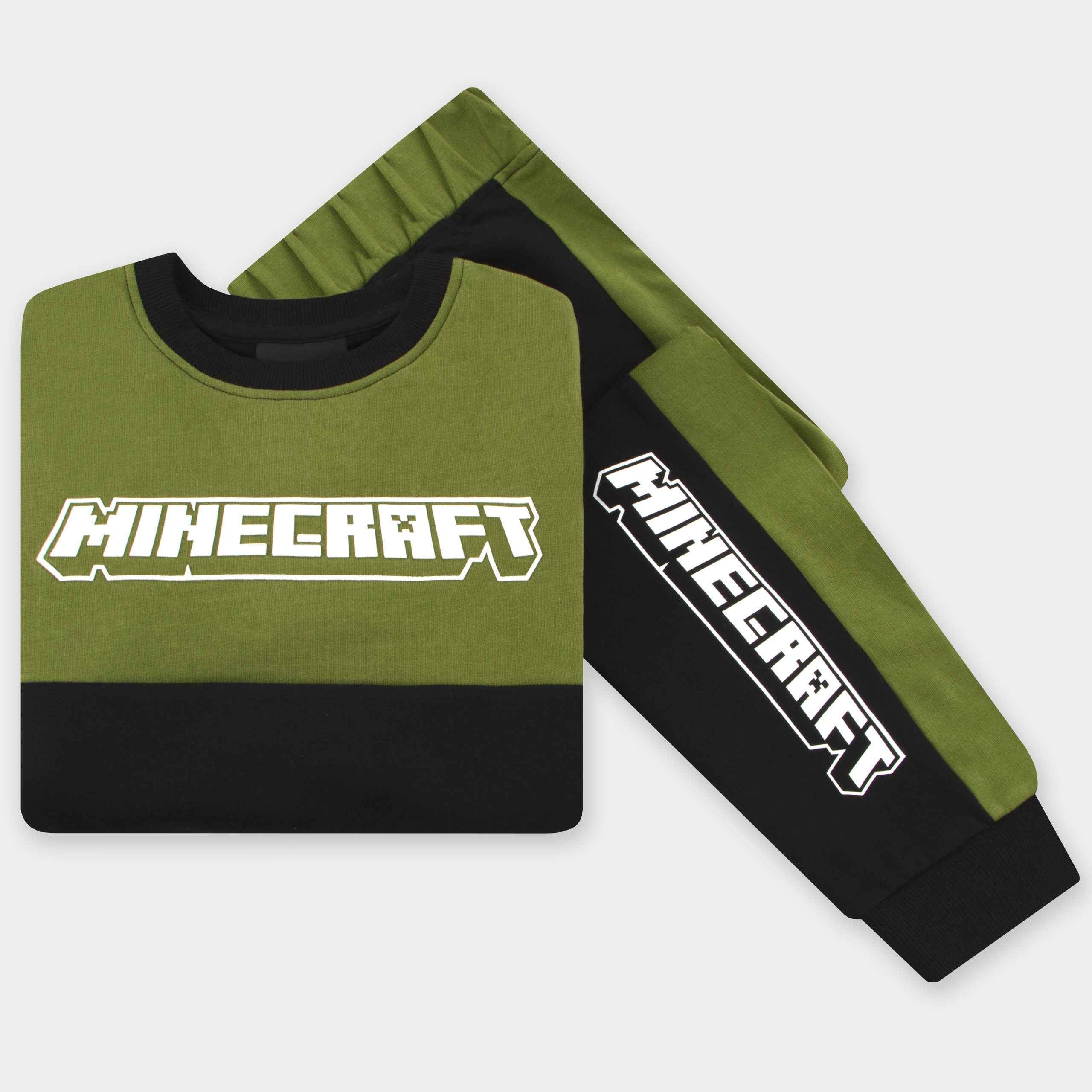 Minecraft Jongens Trainingspak Set Comfortabele Loungewear Activewear Minecraft Jongens Trainingspak Set Comfortabele Loungewear Activewear