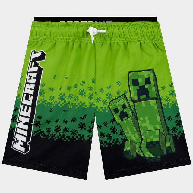 Minecraft Swim Shorts - Creeper