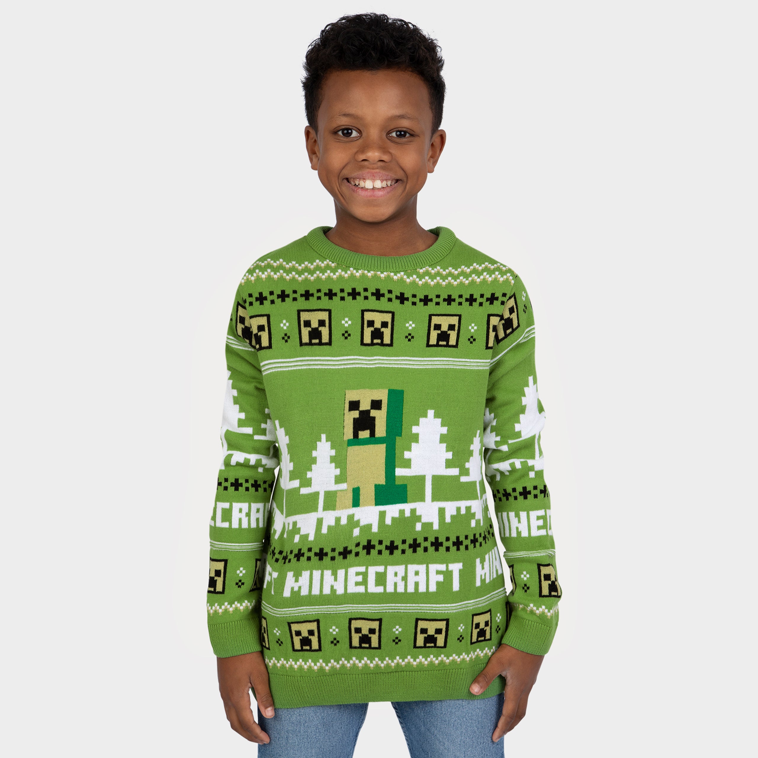 Minecraft Christmas Jumper