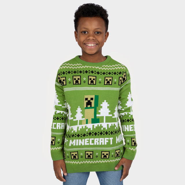 Minecraft Weihnachts-Pullover