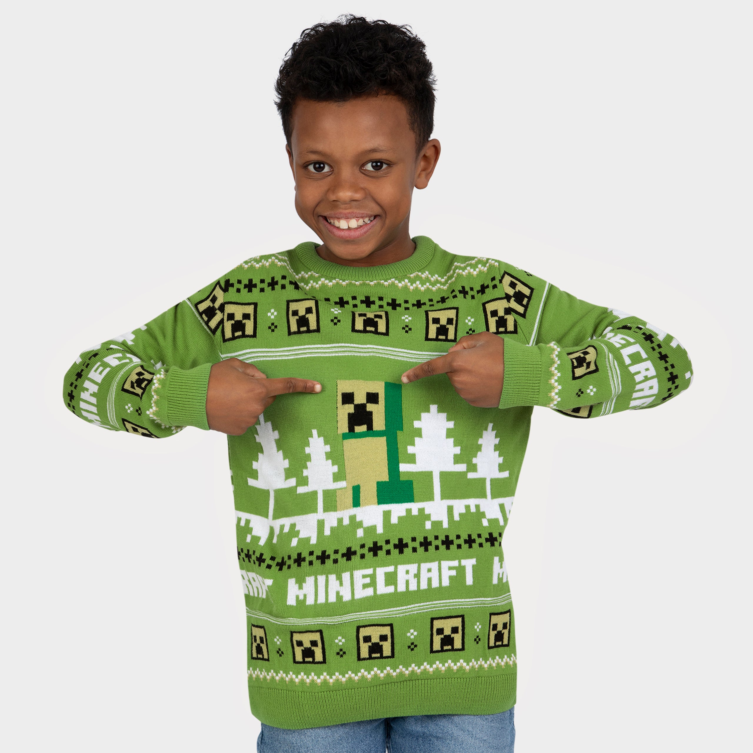 Minecraft Christmas Jumper