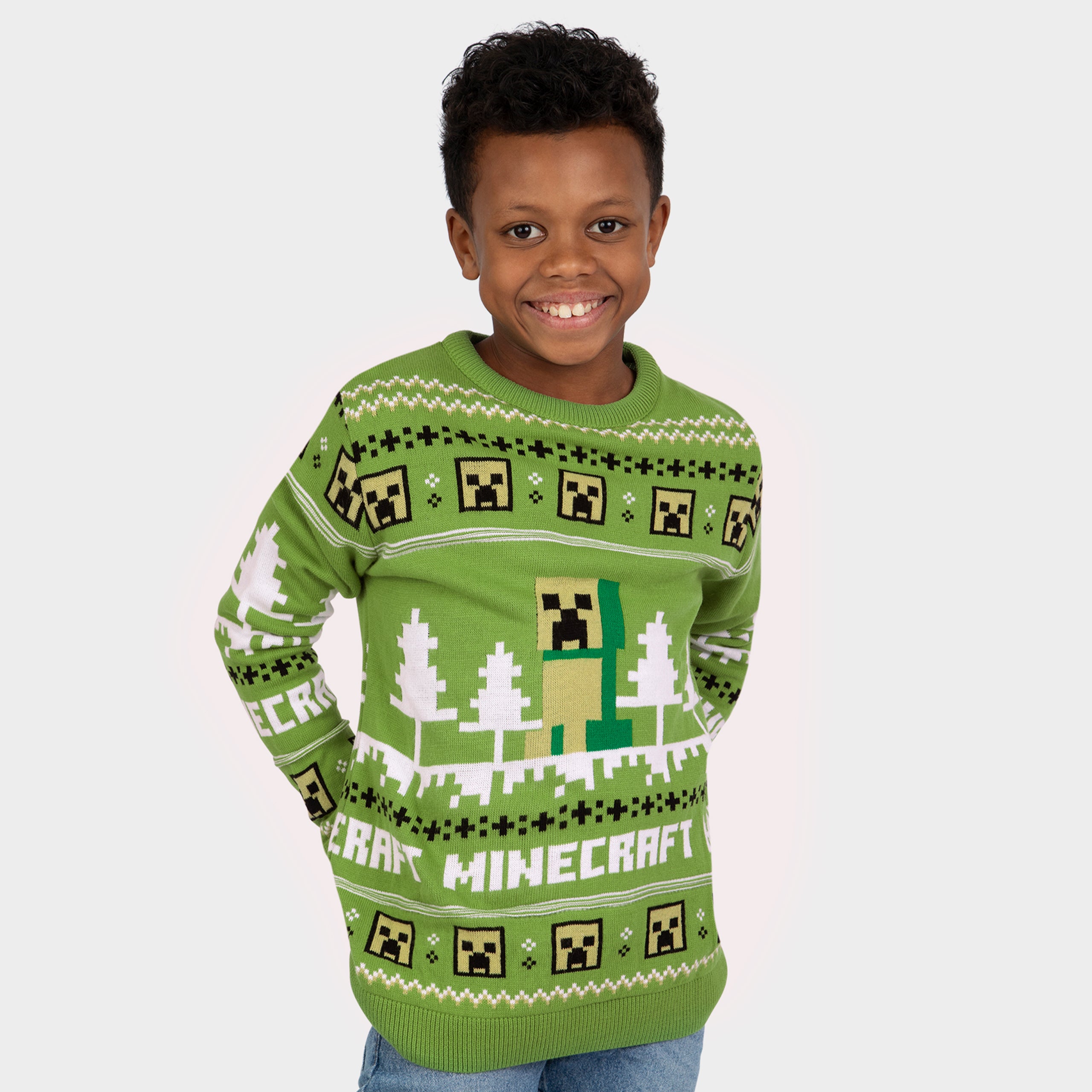 Minecraft Christmas Jumper