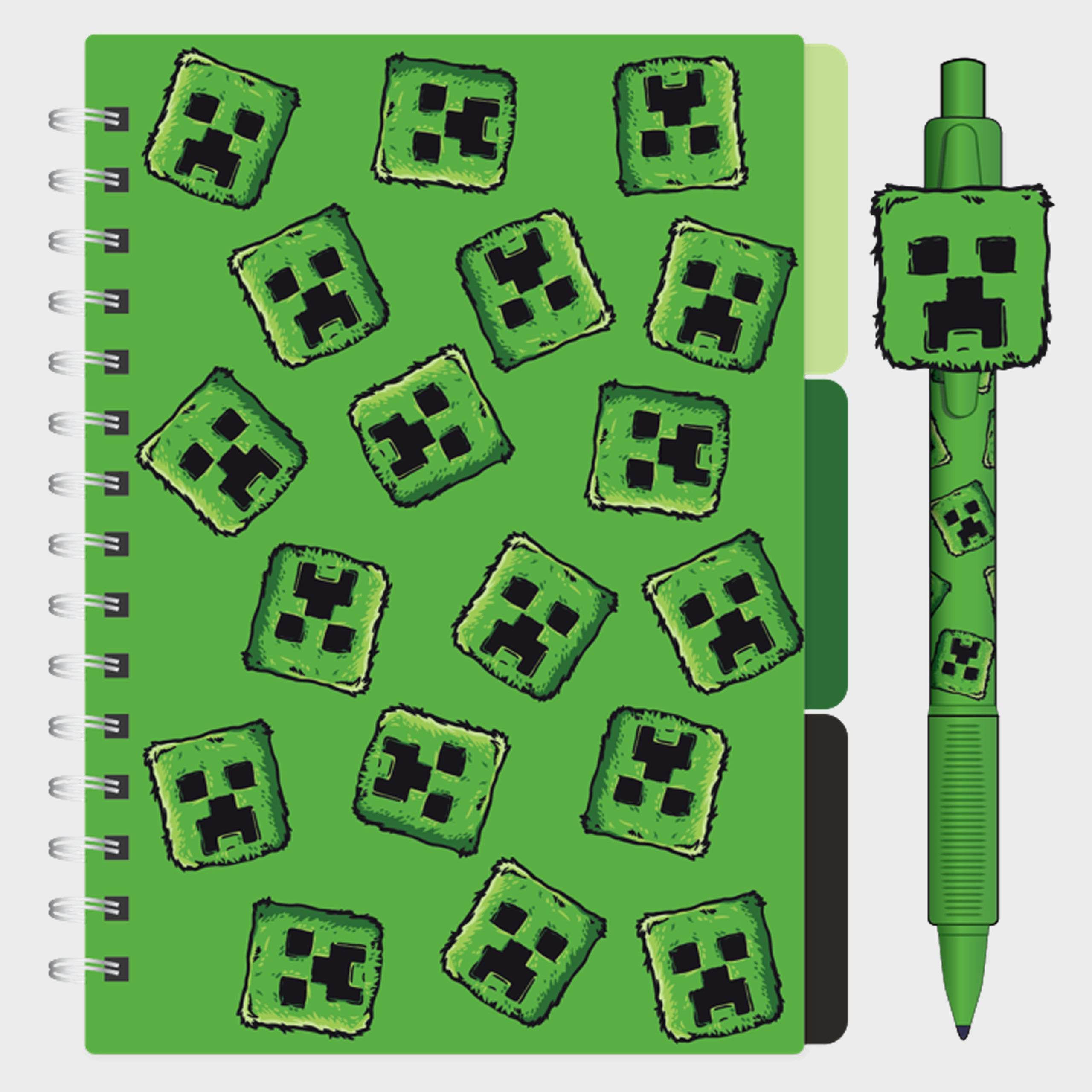 Minecraft Stationary Notebook And Pen Set - Character.com
