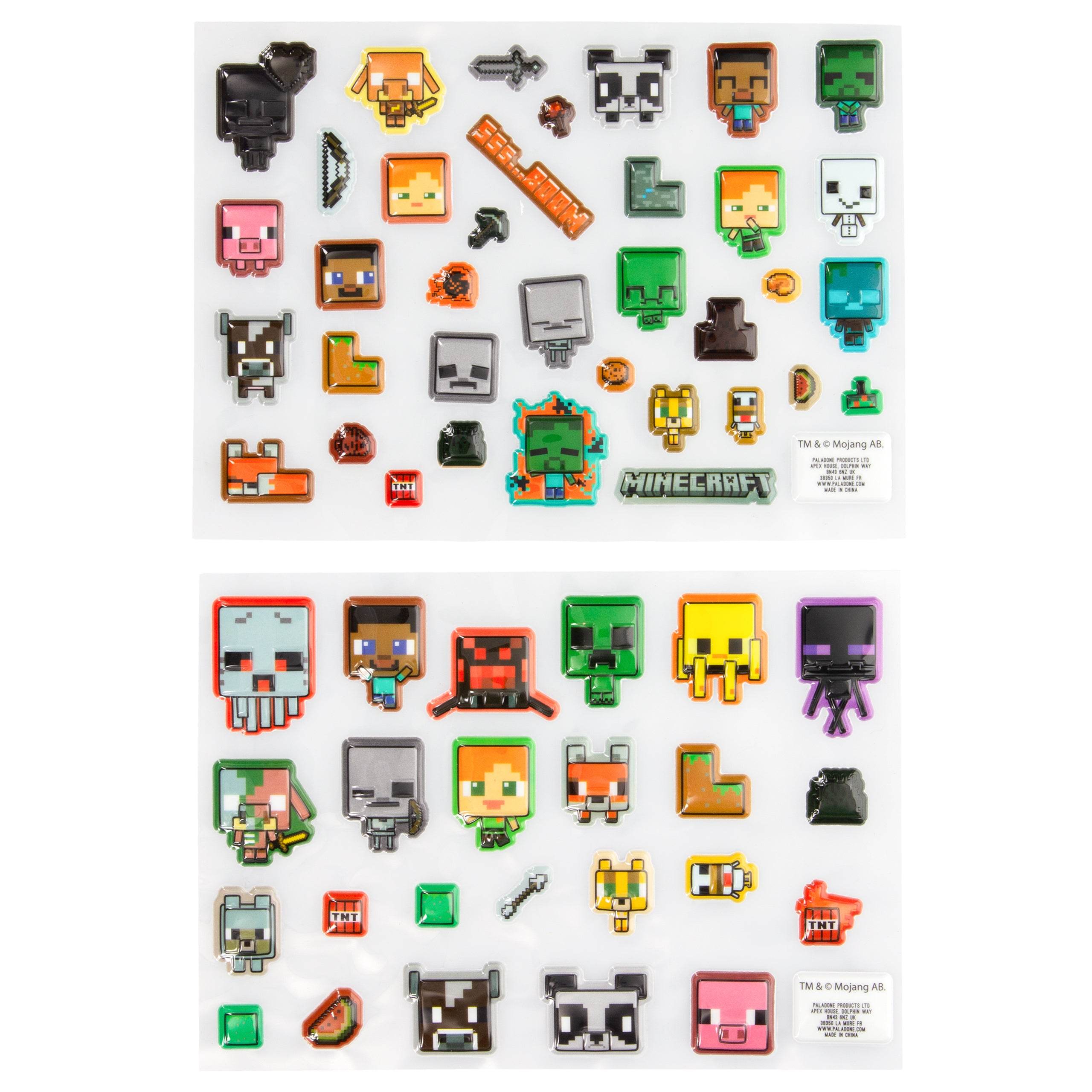 Minecraft Puffy Gadget Decals - Character.com