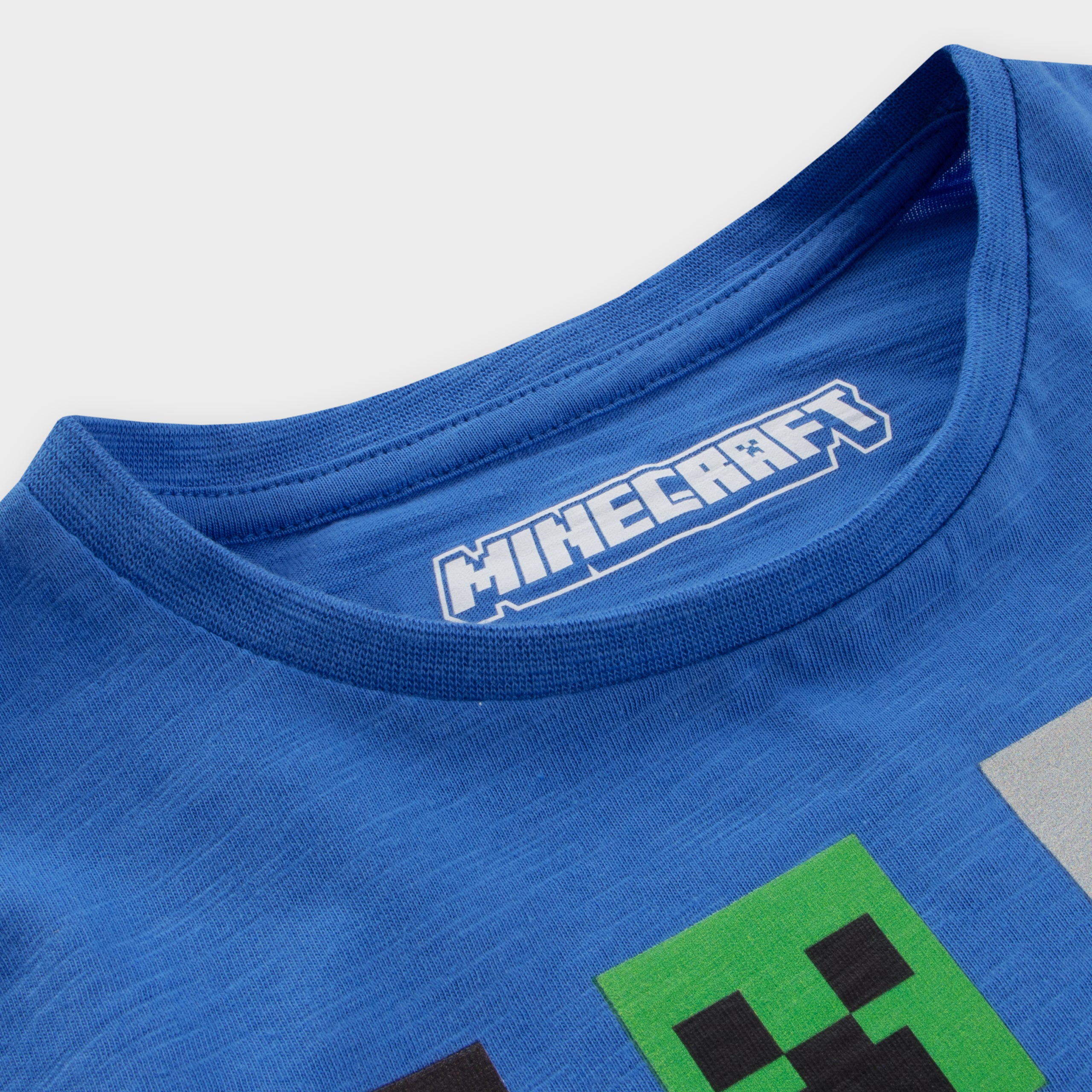 Minecraft T-Shirt – Blau