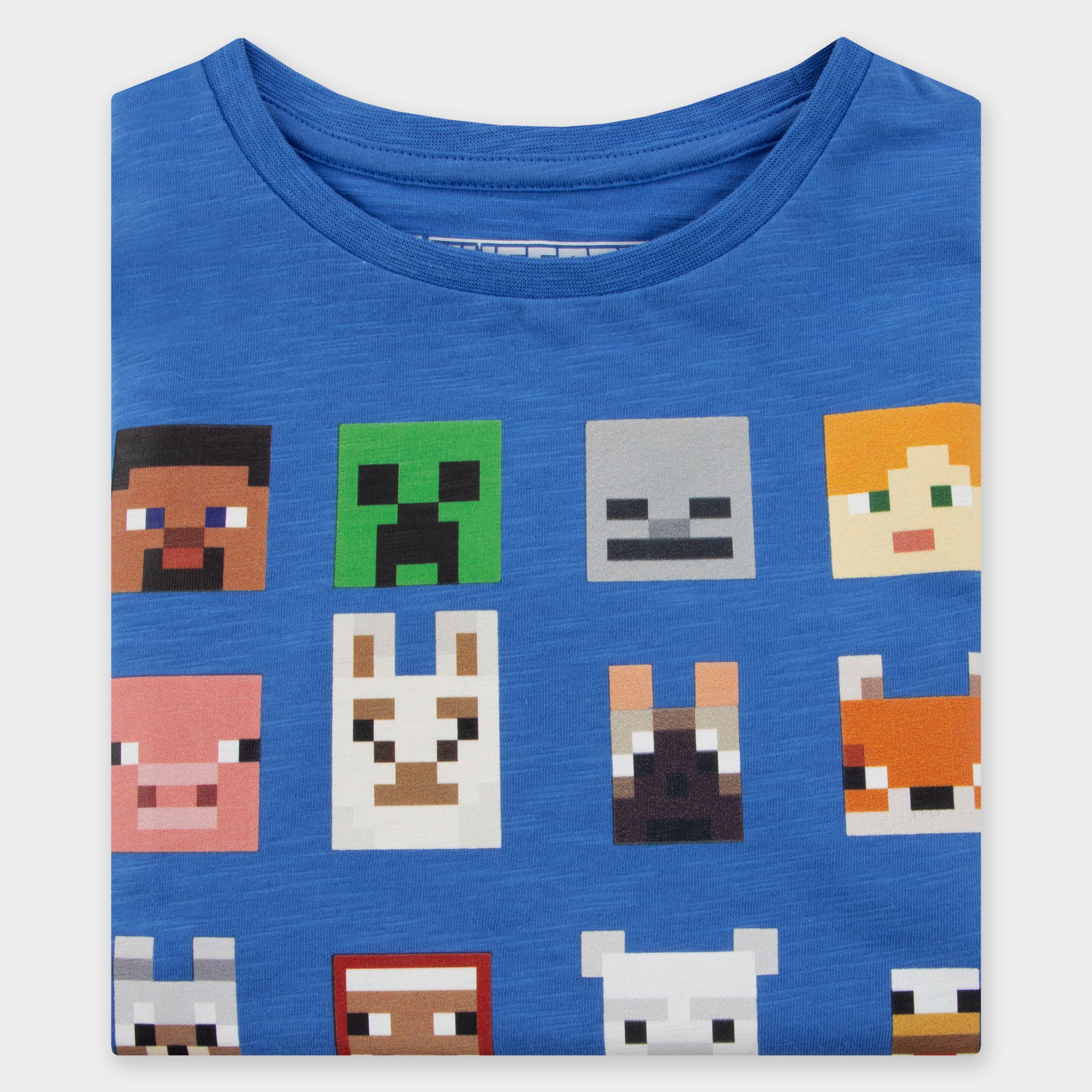 Minecraft T-Shirt – Blau