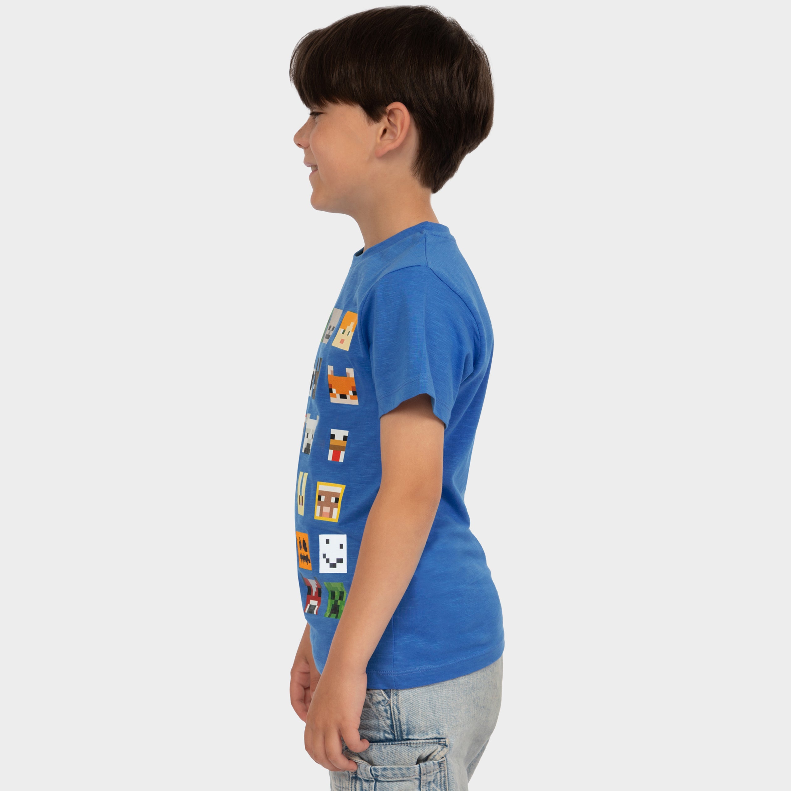 Minecraft T-Shirt – Blau