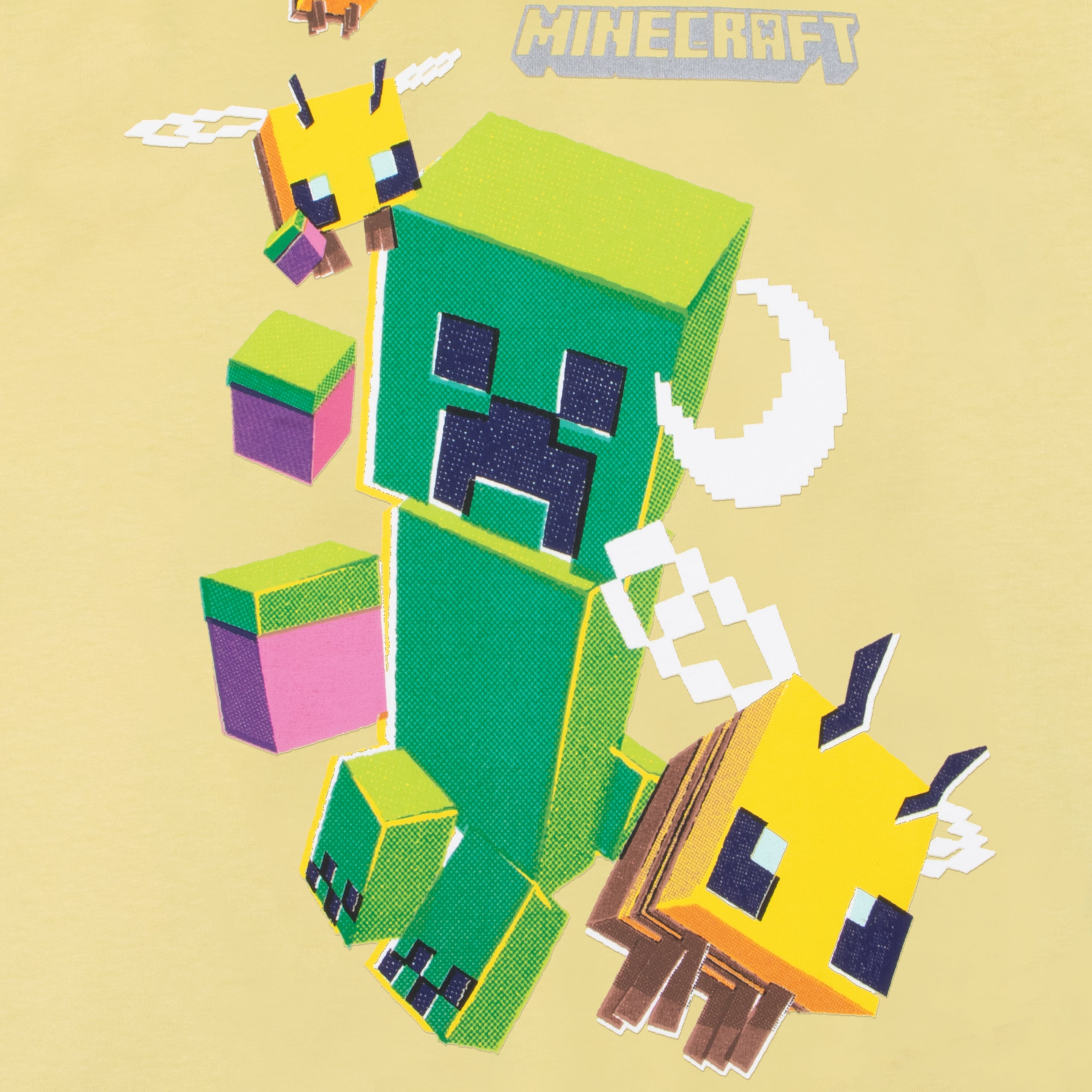 Minecraft Tshirt- Bees & Creeper