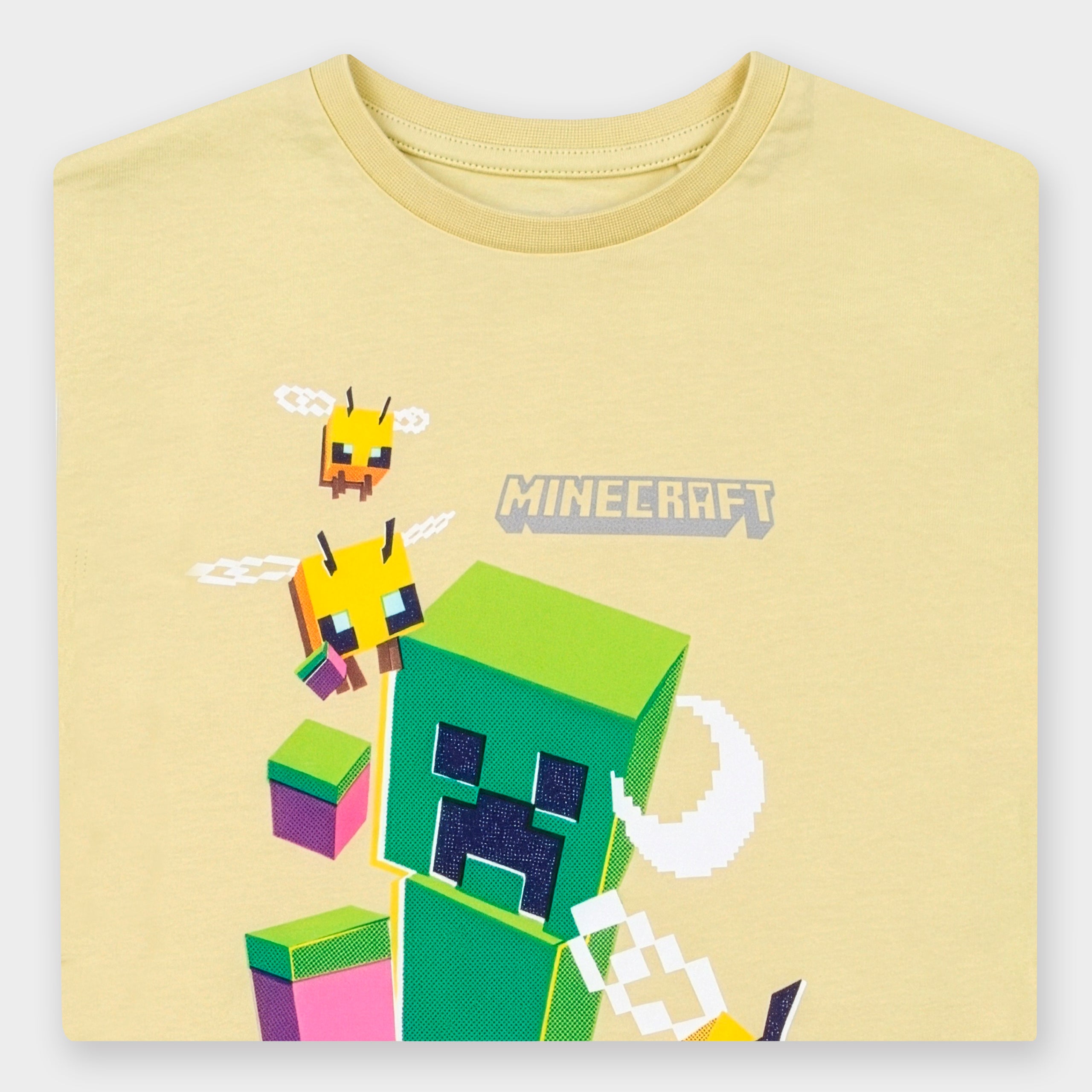 Minecraft Tshirt- Bees & Creeper