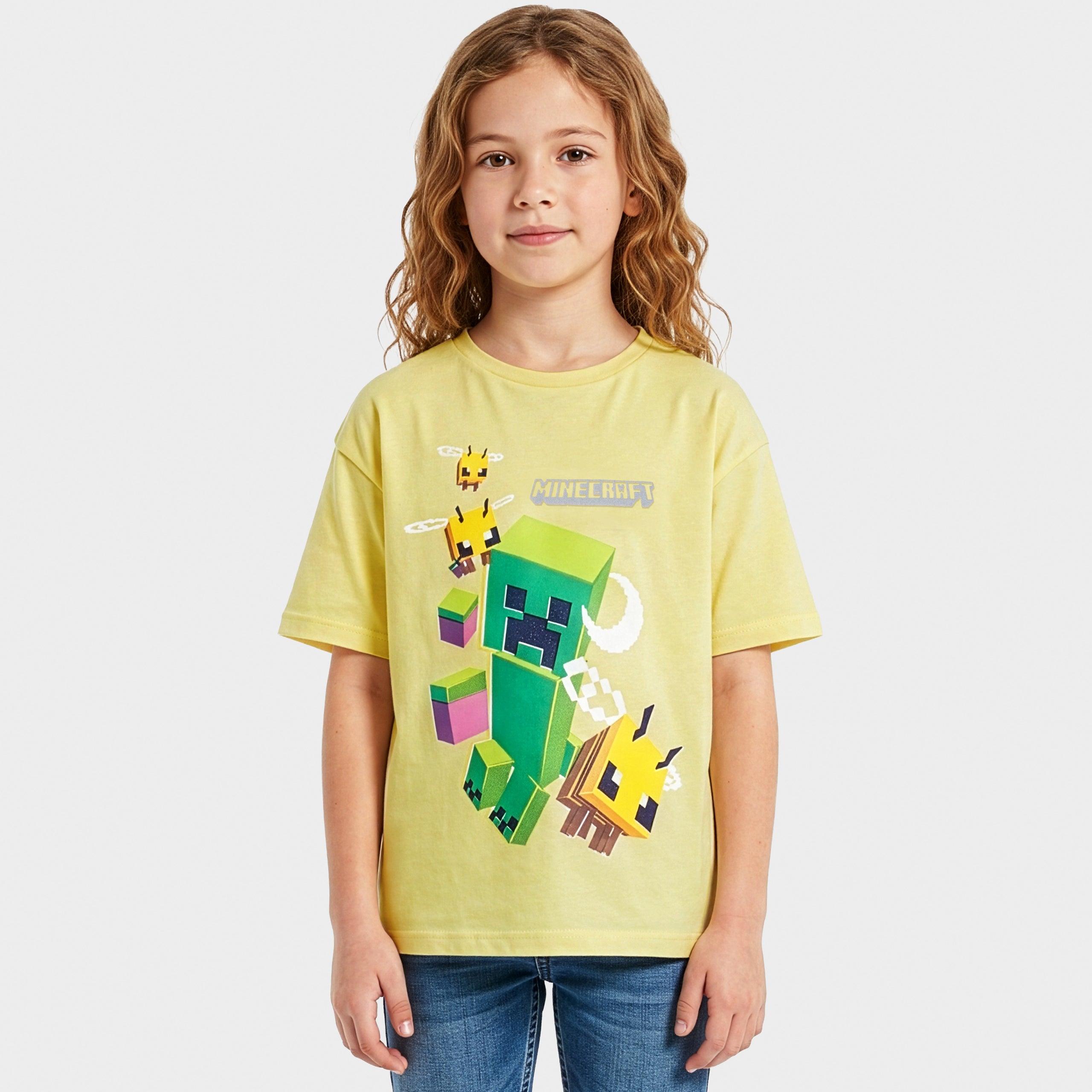 Minecraft Tshirt- Bees & Creeper