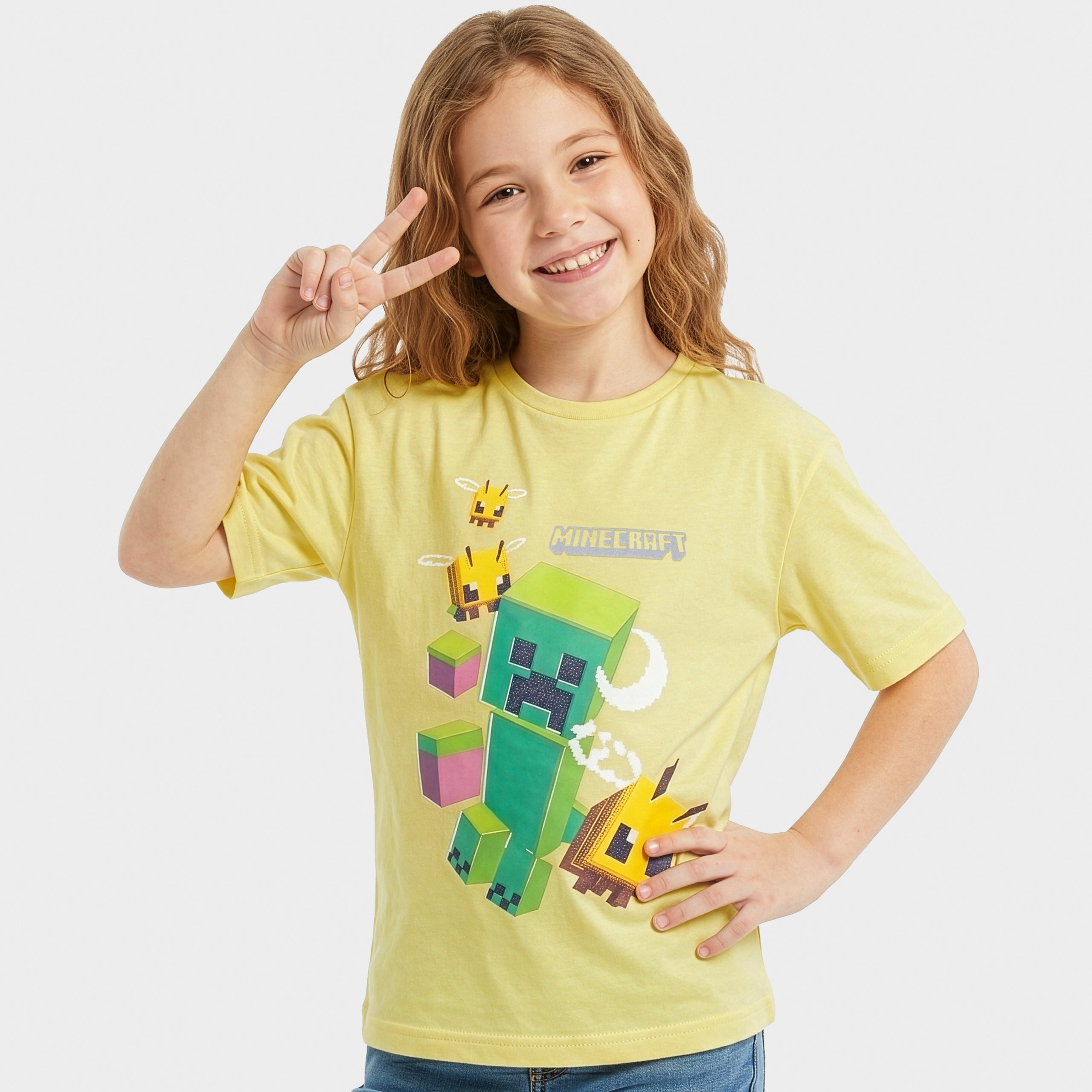 Minecraft Tshirt- Bees & Creeper
