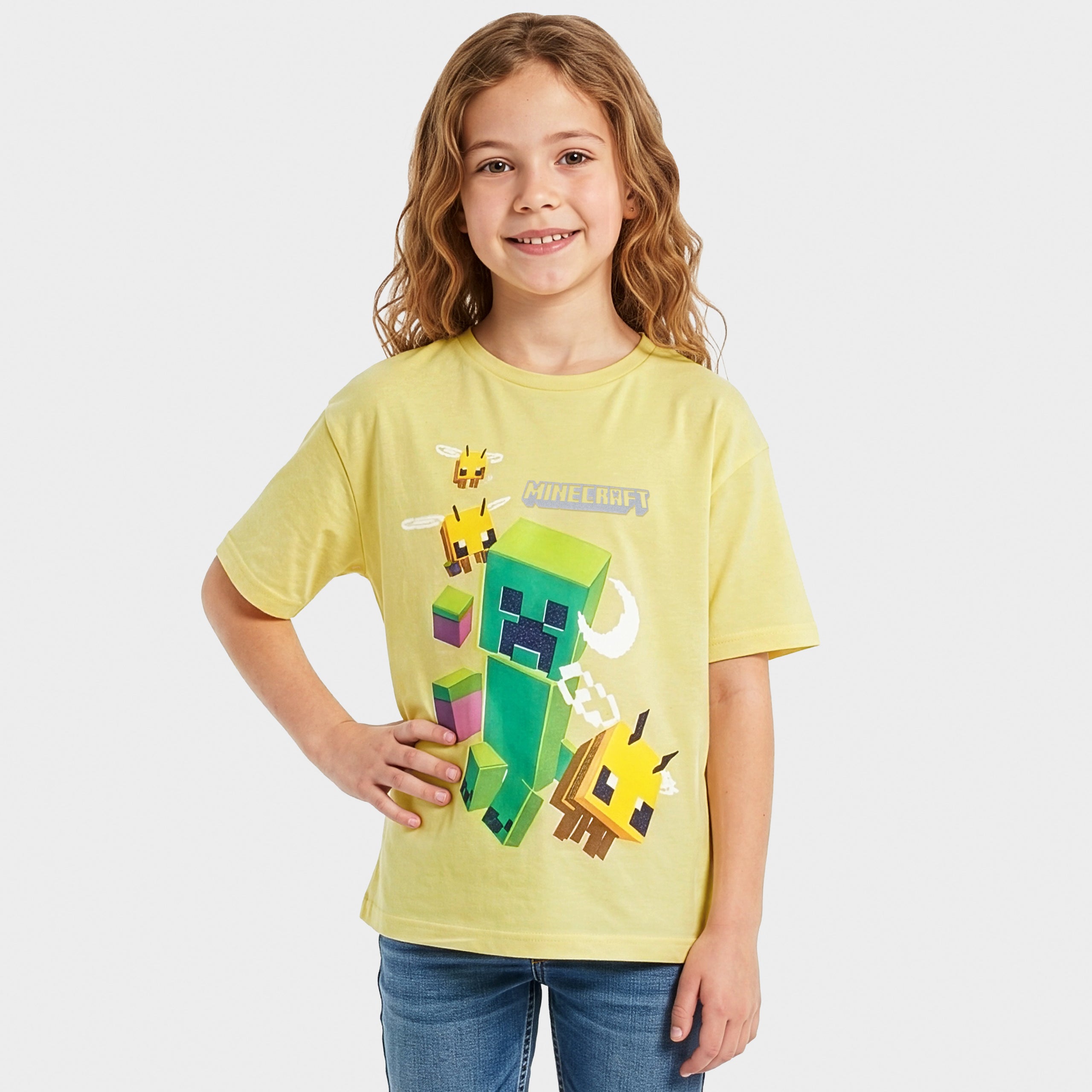 Minecraft Tshirt- Bees & Creeper