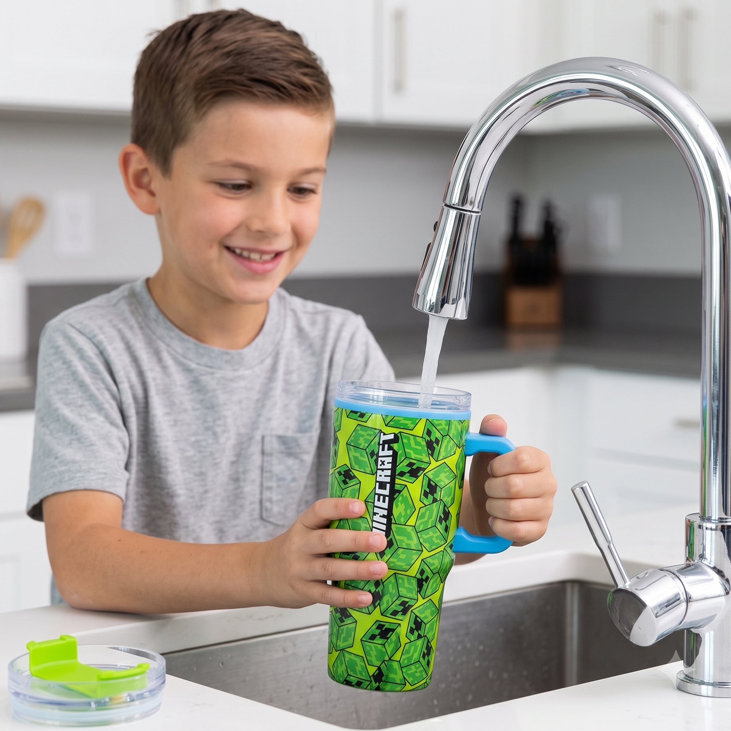 Minecraft Creeper Travel Mug