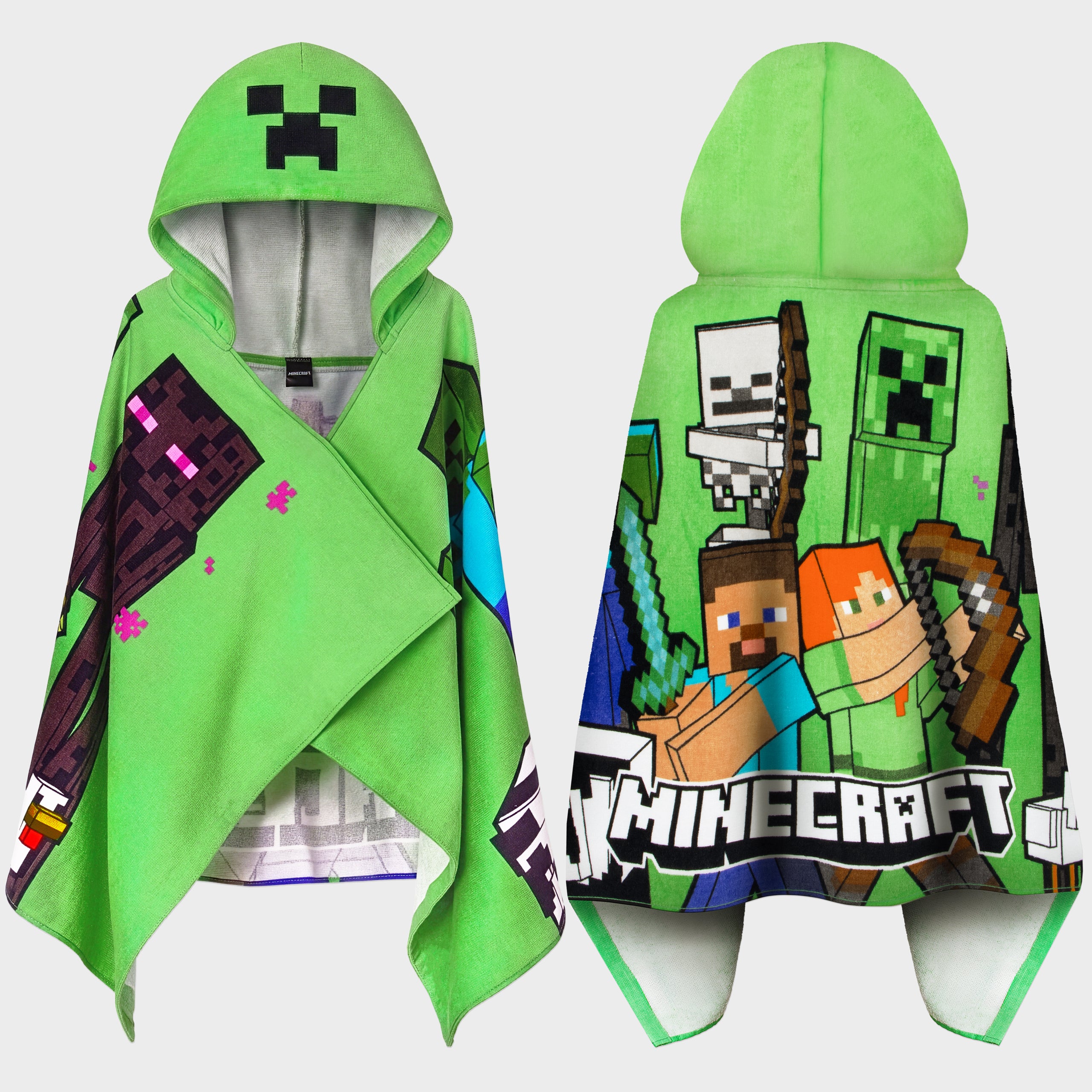 Minecraft Swimming And Beach Wrap Towel