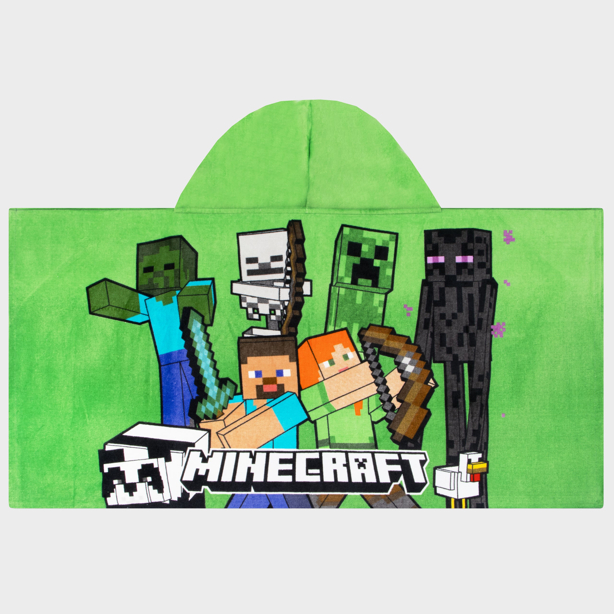 Minecraft Swimming And Beach Wrap Towel