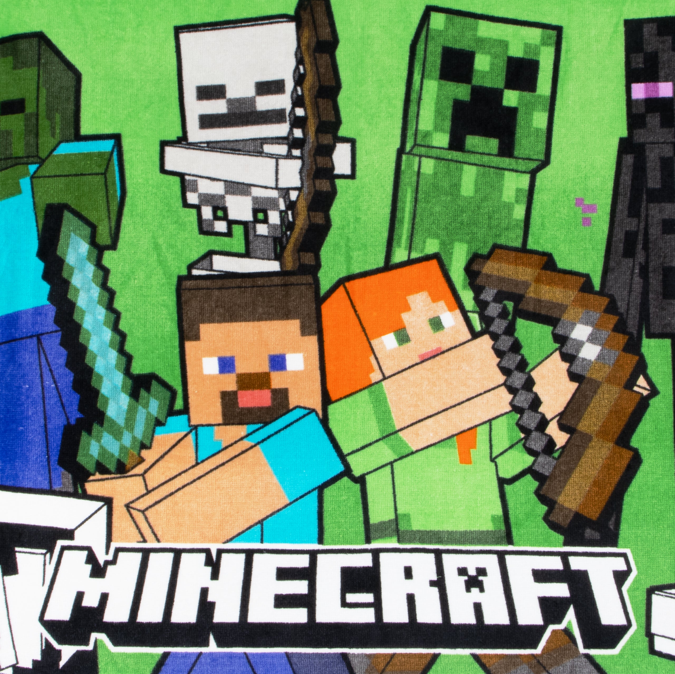 Minecraft Swimming And Beach Wrap Towel