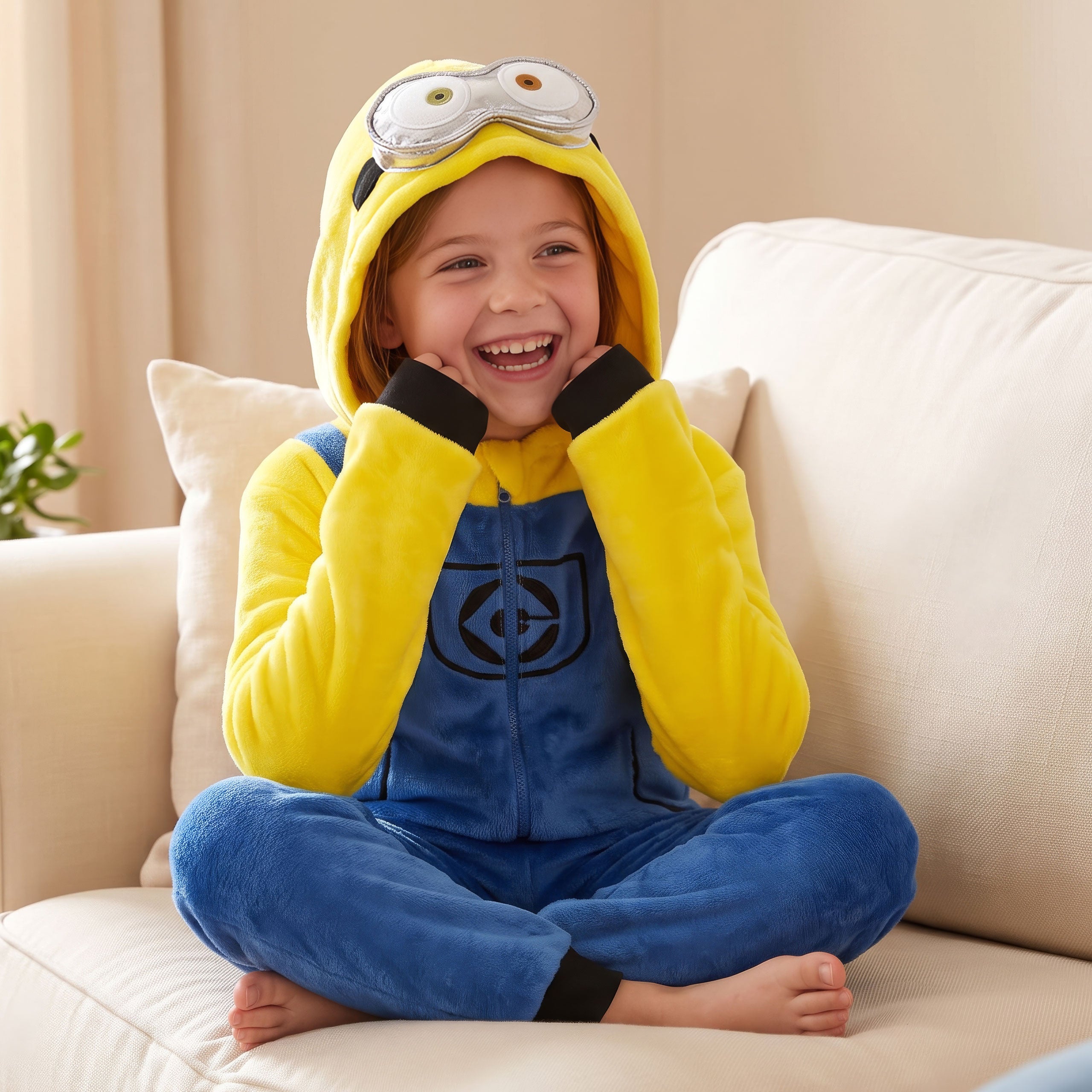 Minions Onesie With 3D Goggles