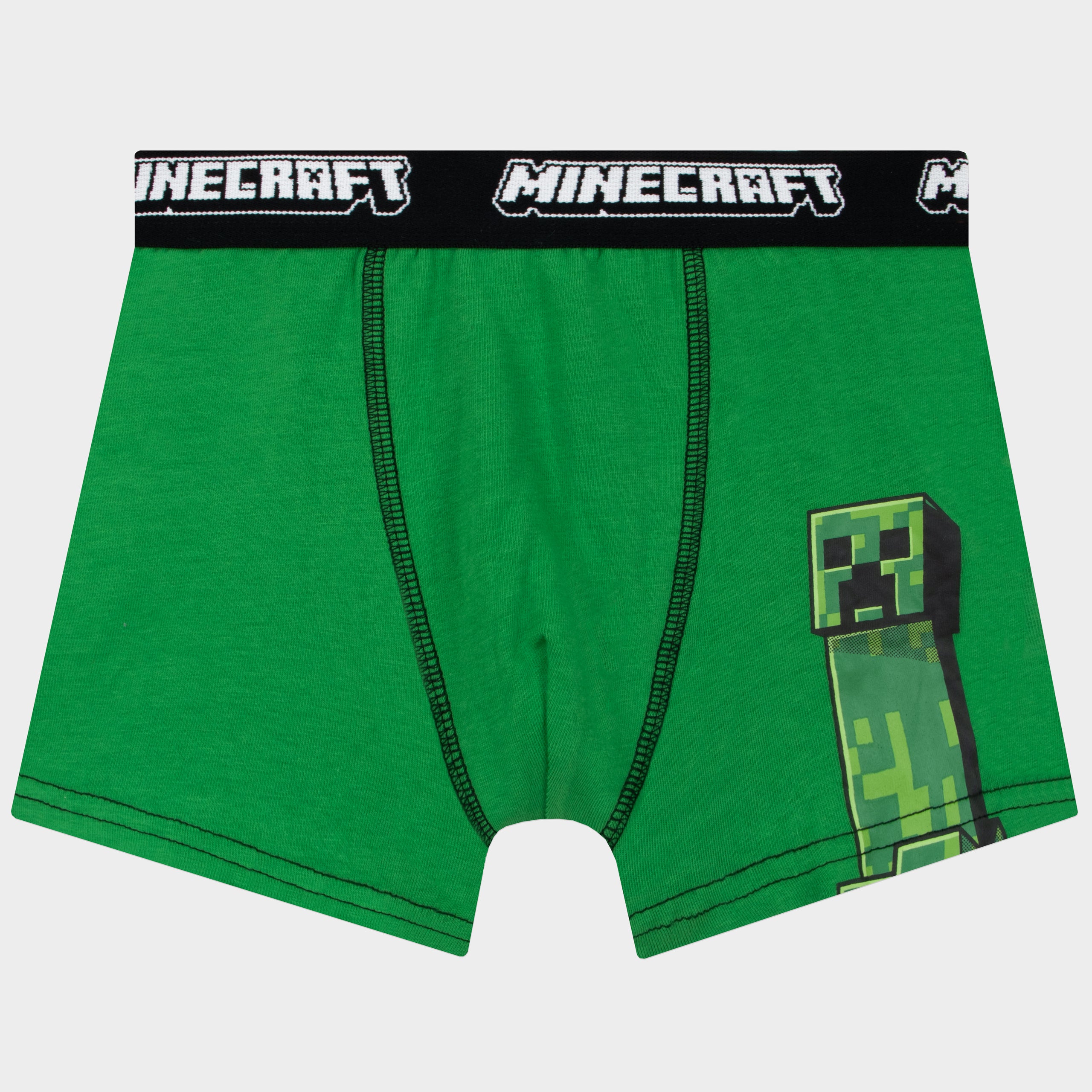 Minecraft Underwear Pack of 3 - Creeper