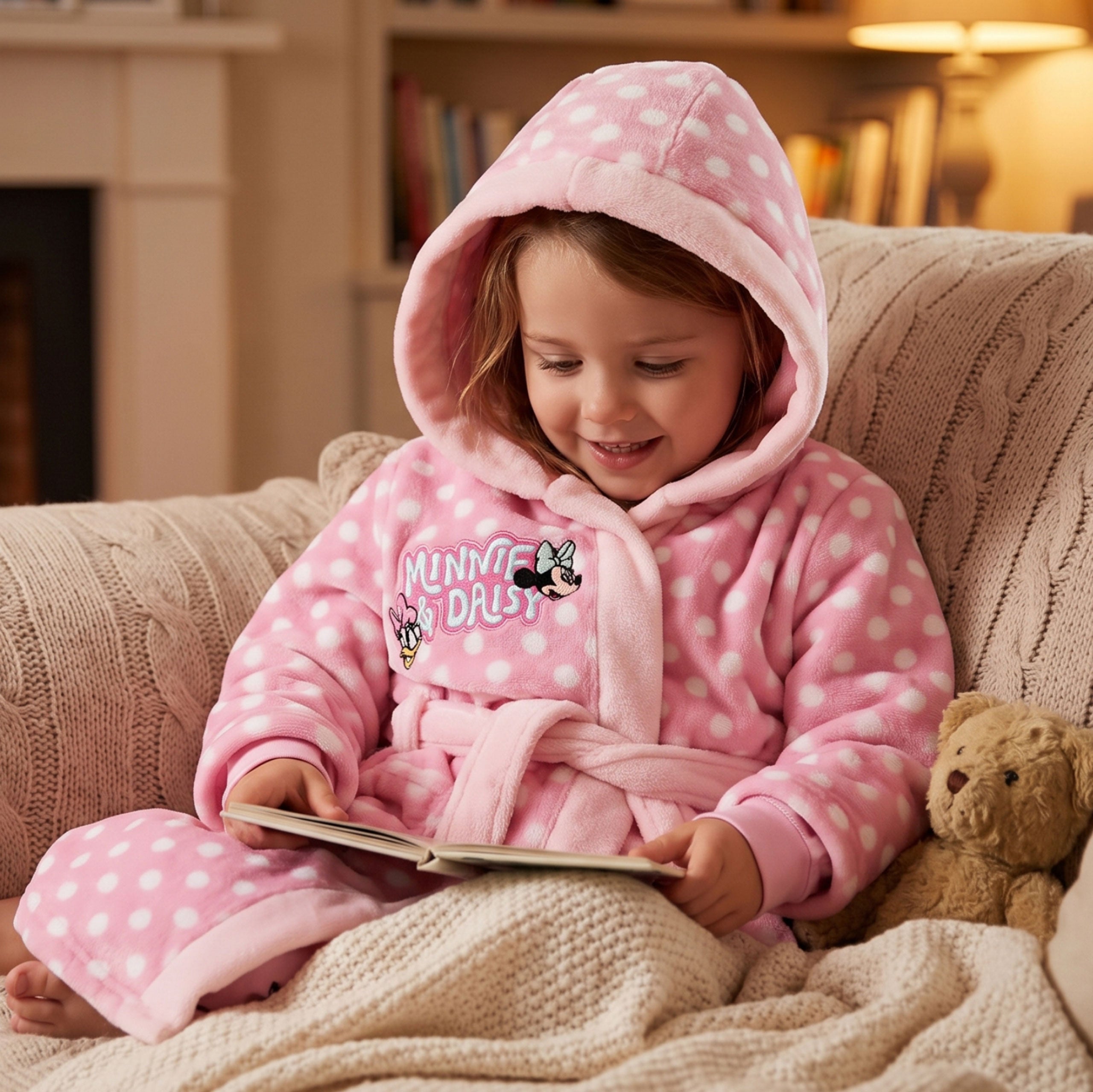 Disney Minnie Mouse Pyjamas and Dressing Gown Set