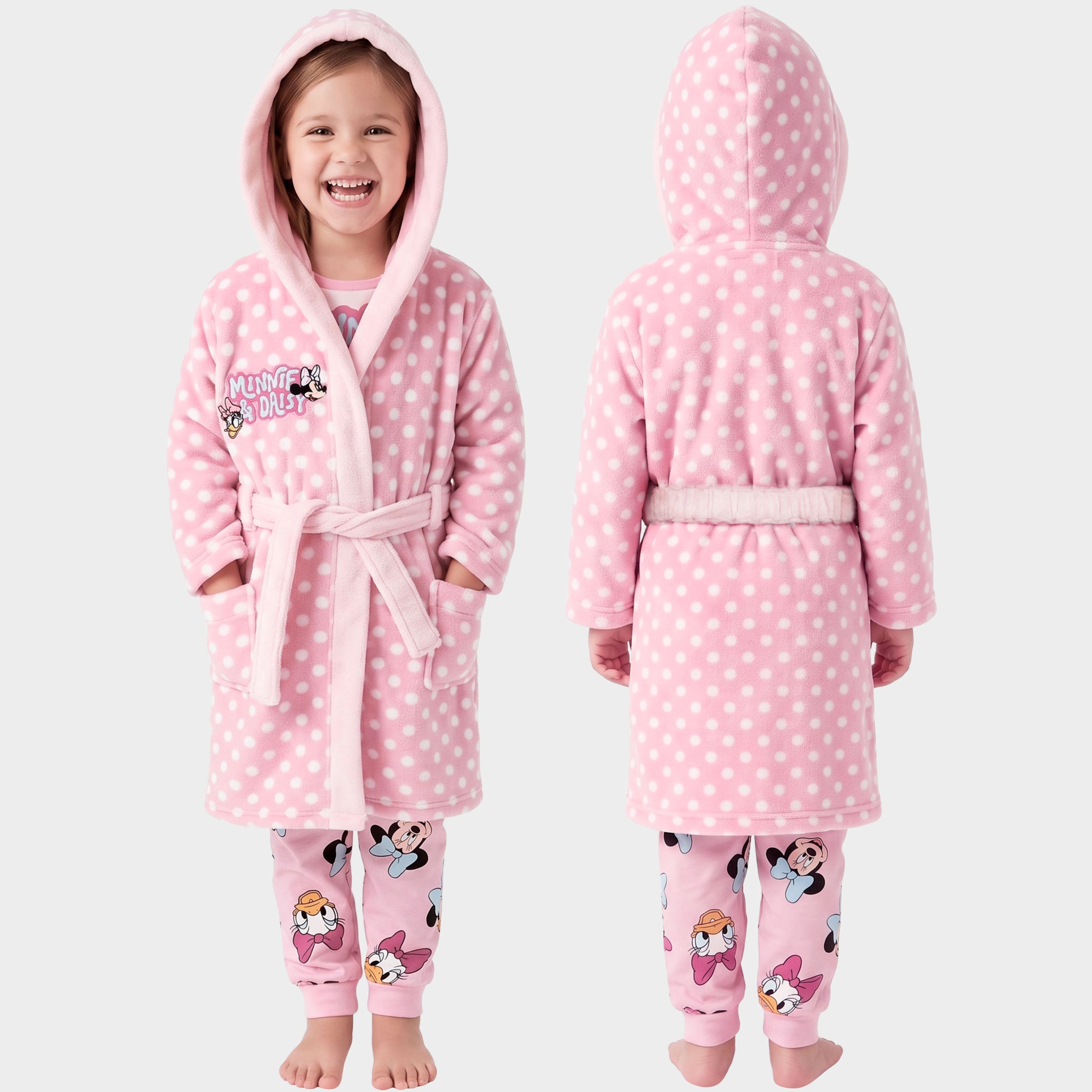 Disney Minnie Mouse Pyjamas and Dressing Gown Set