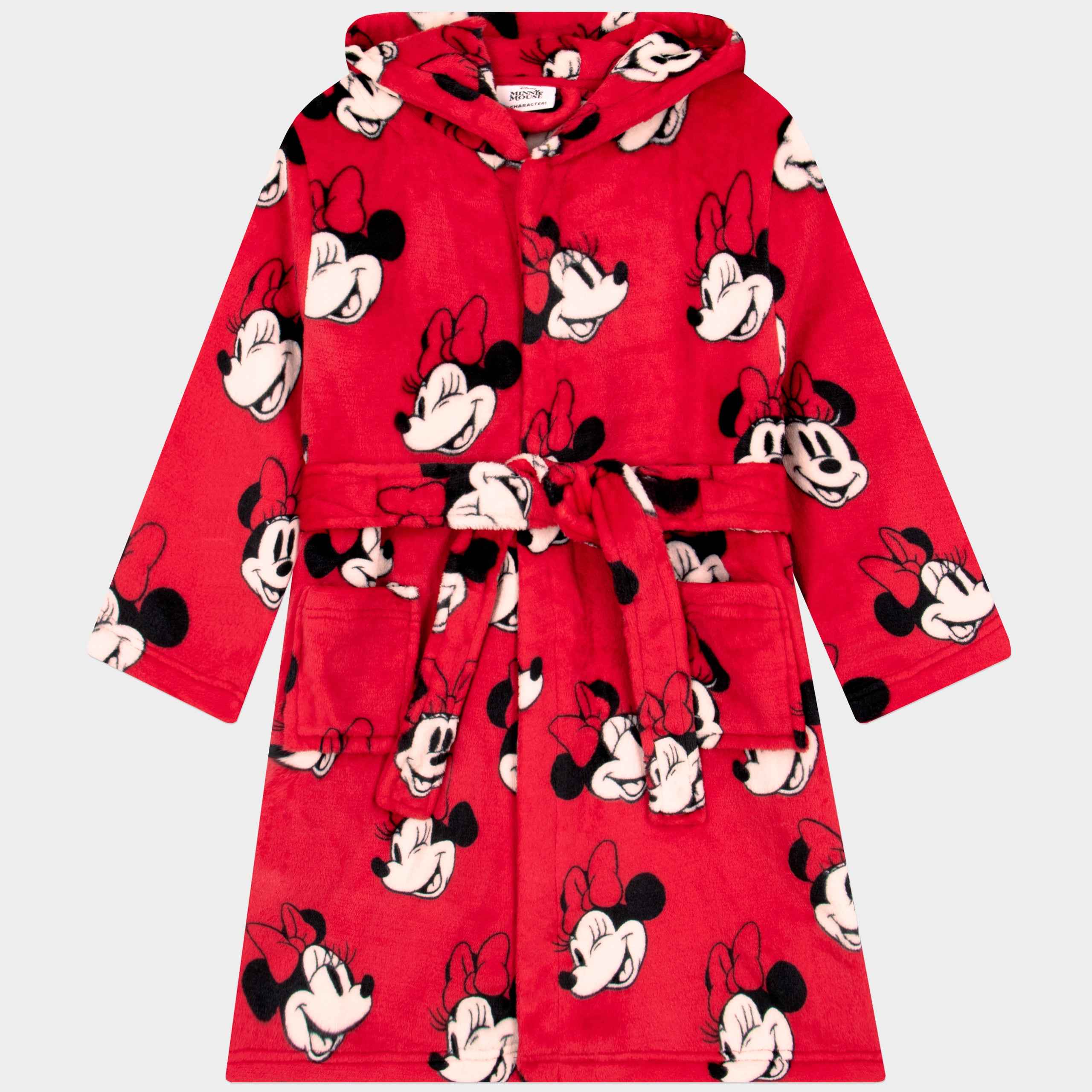 Minnie Mouse Dressing Gown - 3D Ears And Bow