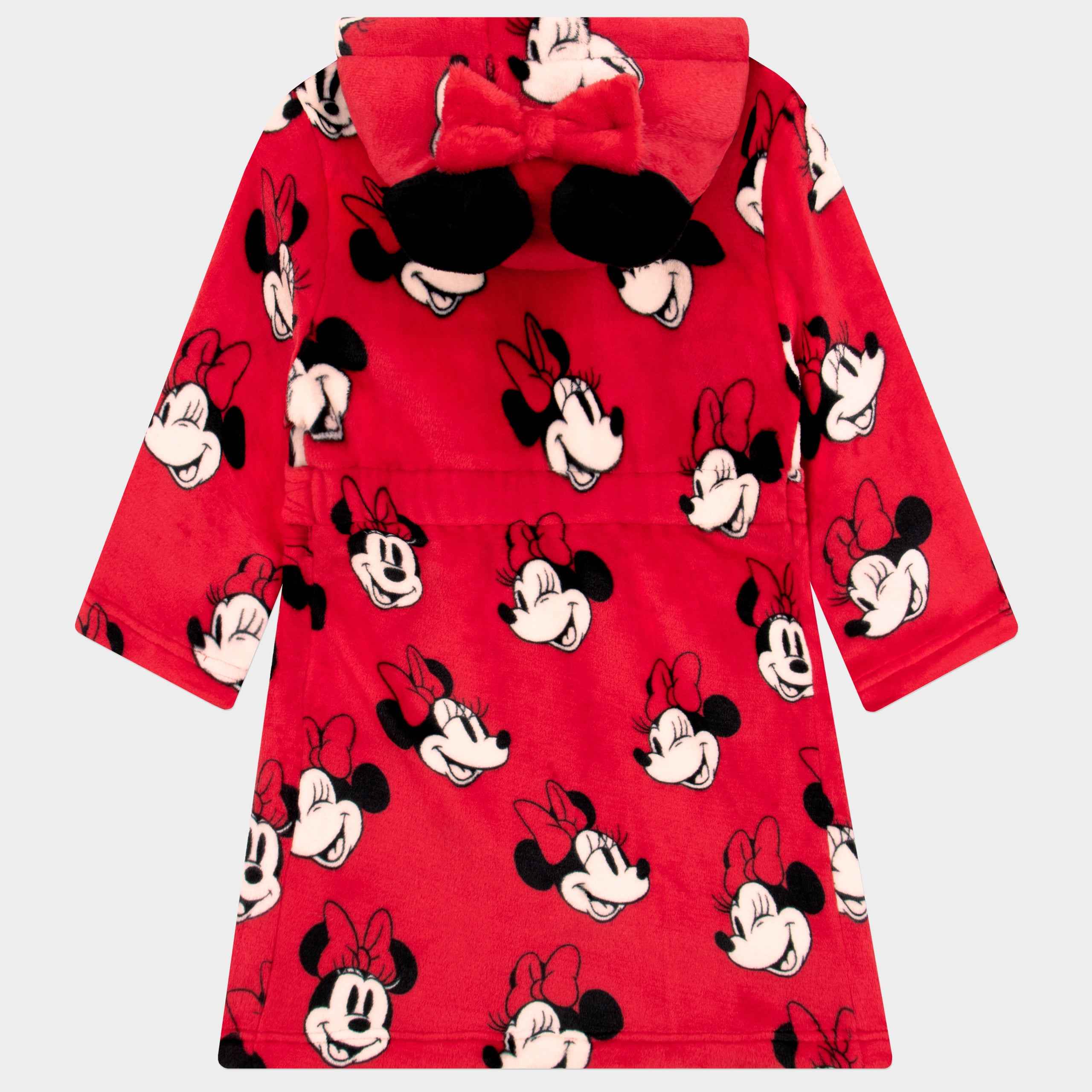 Minnie Mouse Dressing Gown - 3D Ears And Bow