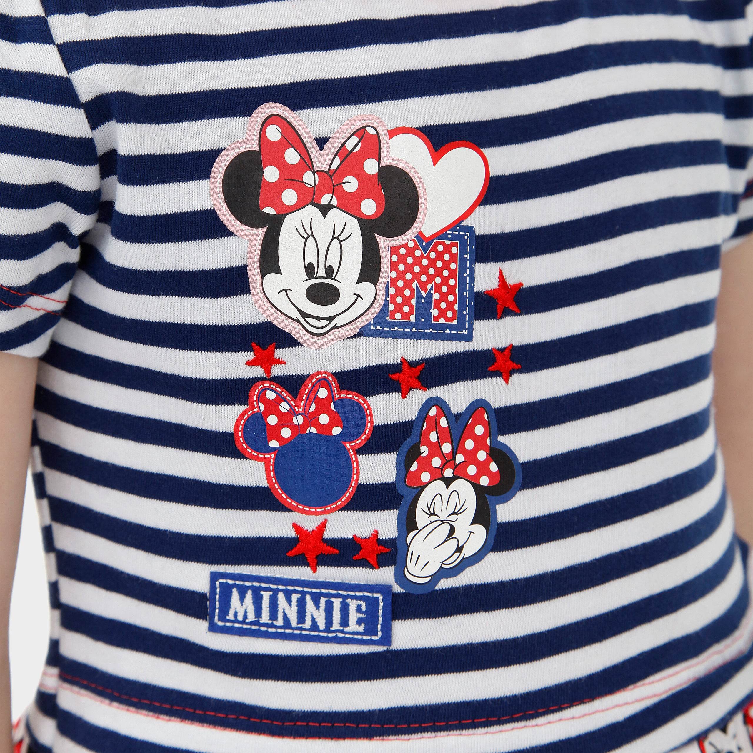 Minnie Mouse Girls Dress | 100% Soft Cotton Disney Dress Minnie Mouse Girls Dress | 100% Soft Cotton Disney Dress