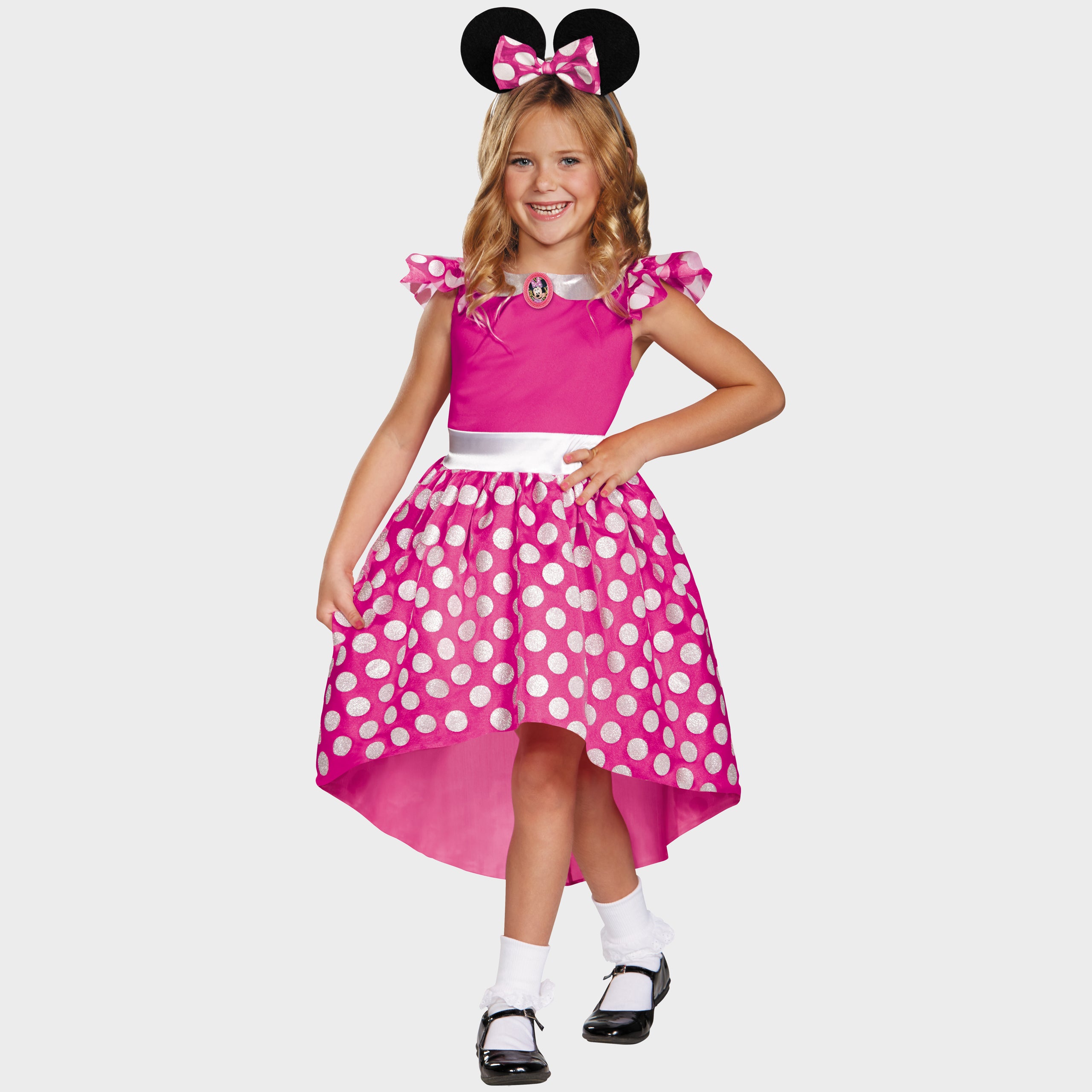 Disney Minnie Mouse Fancy Dress - Pink