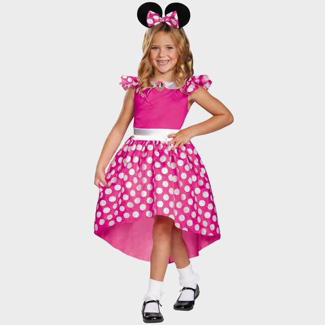Disney Minnie Mouse Fancy Dress - Pink
